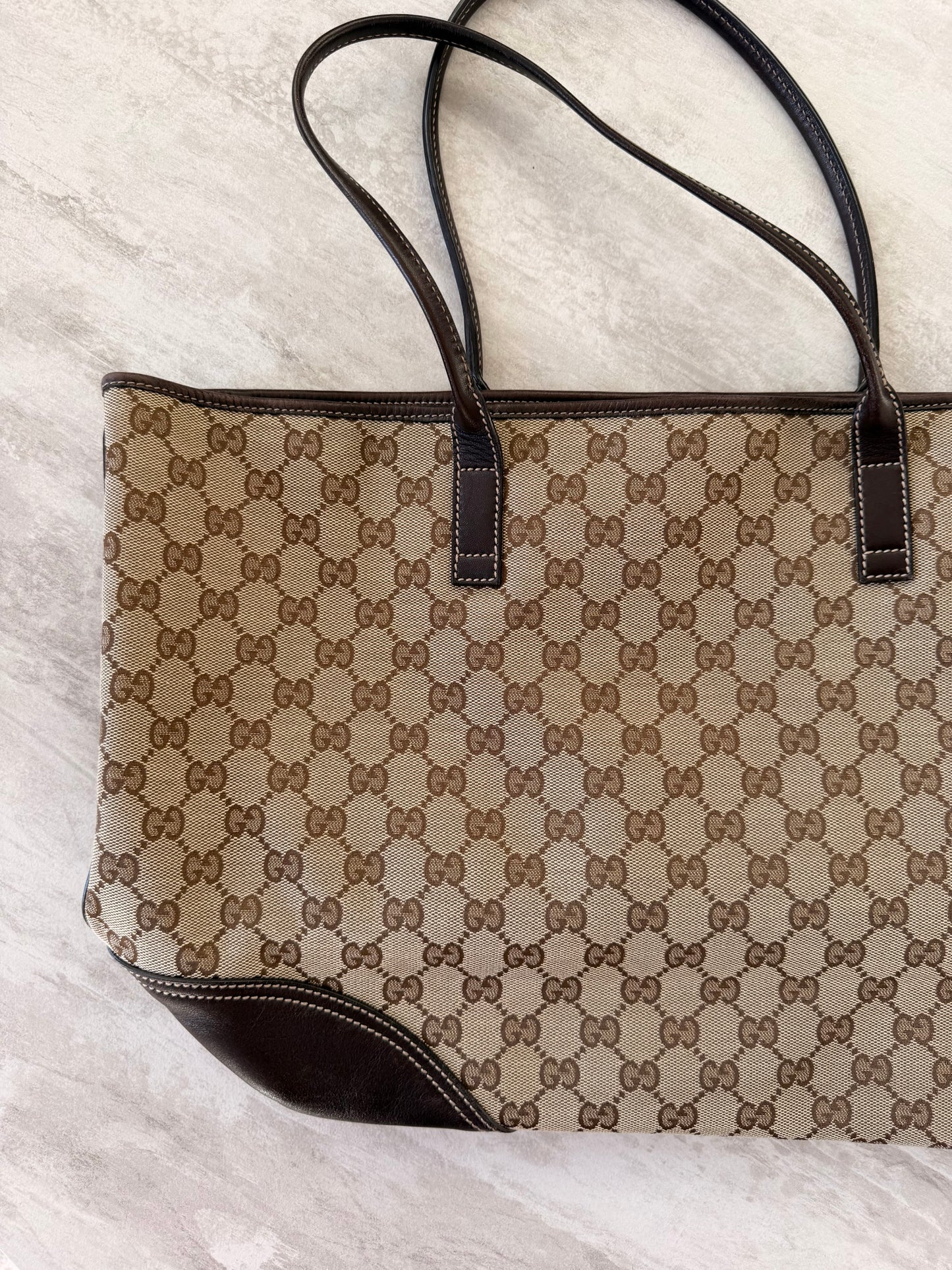 Gucci GG Canvas Britt Tote