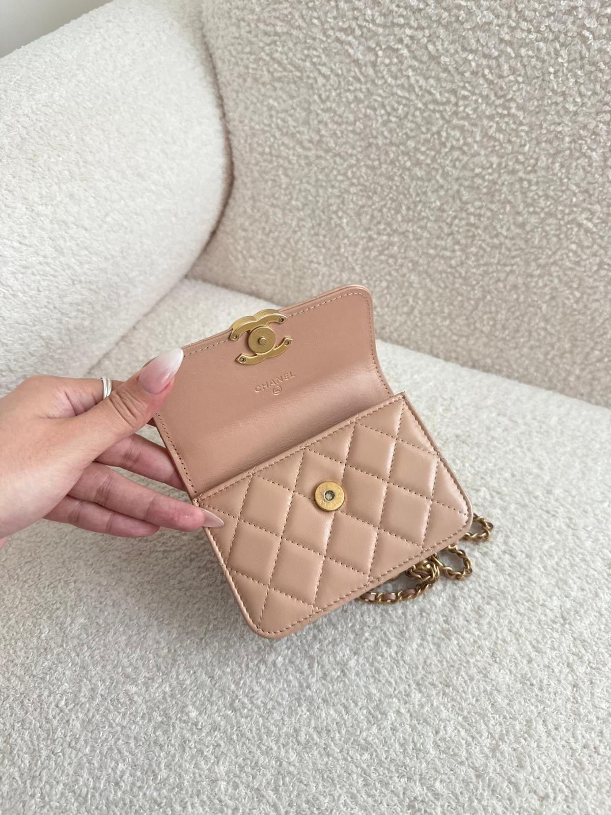 Chanel Mini Clutch On Chain