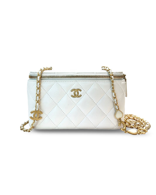 Chanel Long Vanity w/ Heart Chain