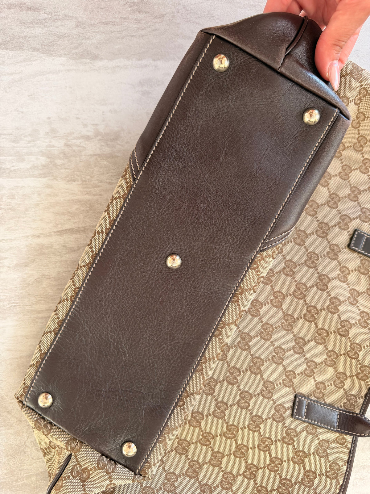 Gucci GG Canvas Britt Tote