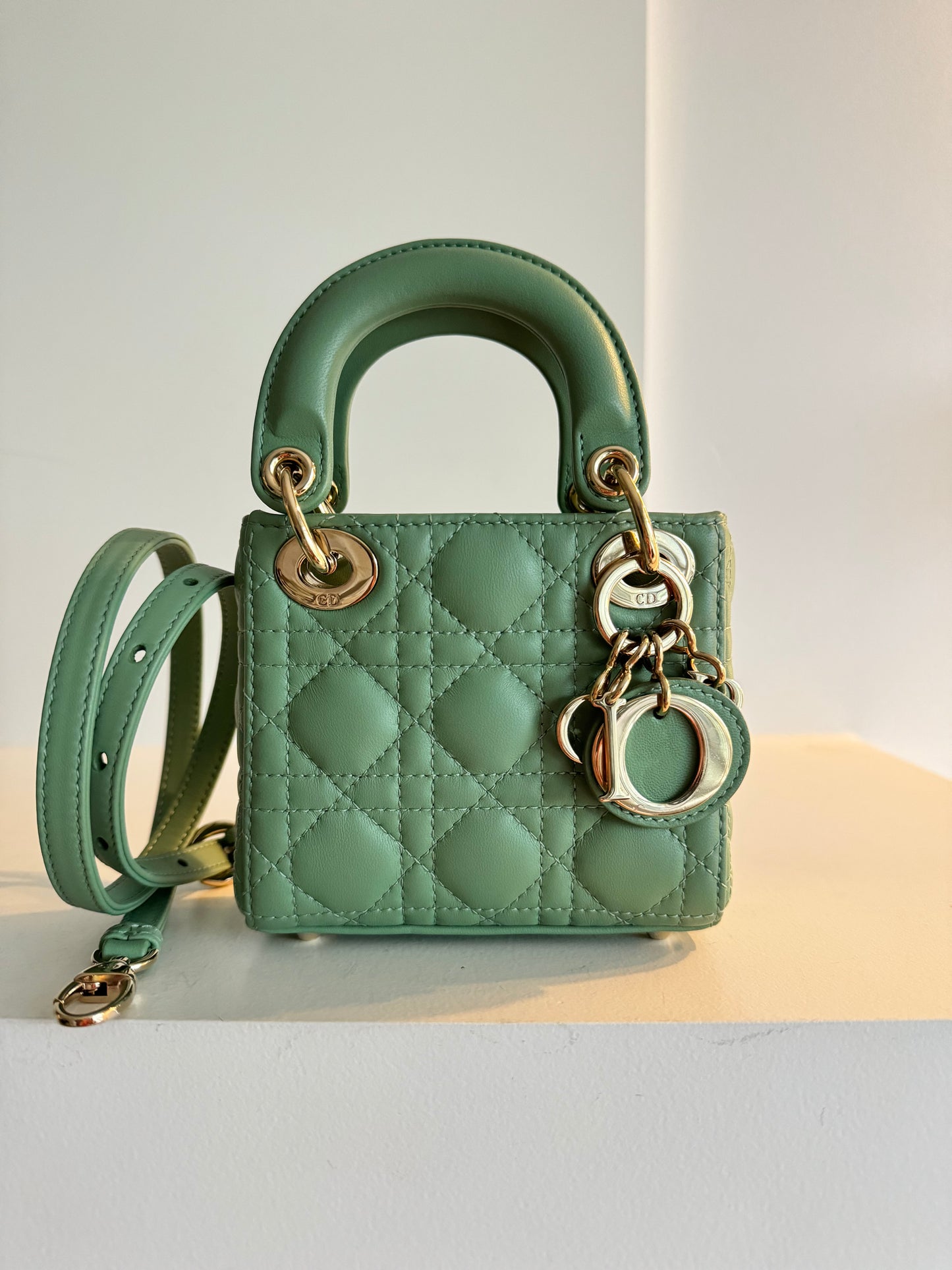 Christian Dior Lady Micro Bag , lmtd Edition Green