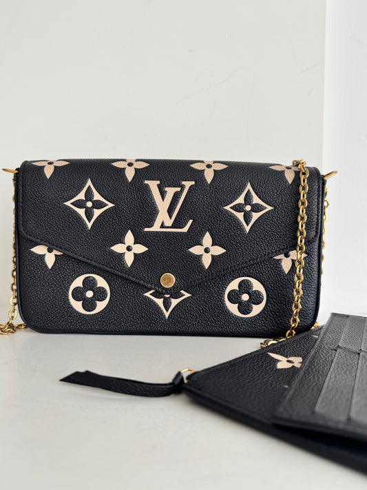 Louis Vuitton Bi-Color Félicie Pochette