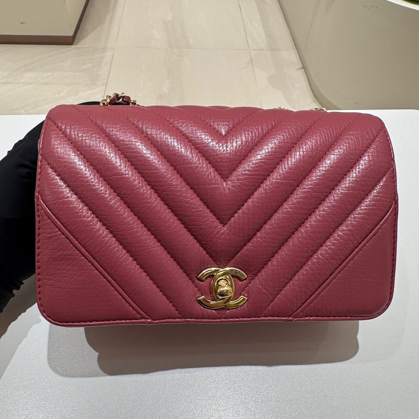 Chanel Chevron Flap Bag