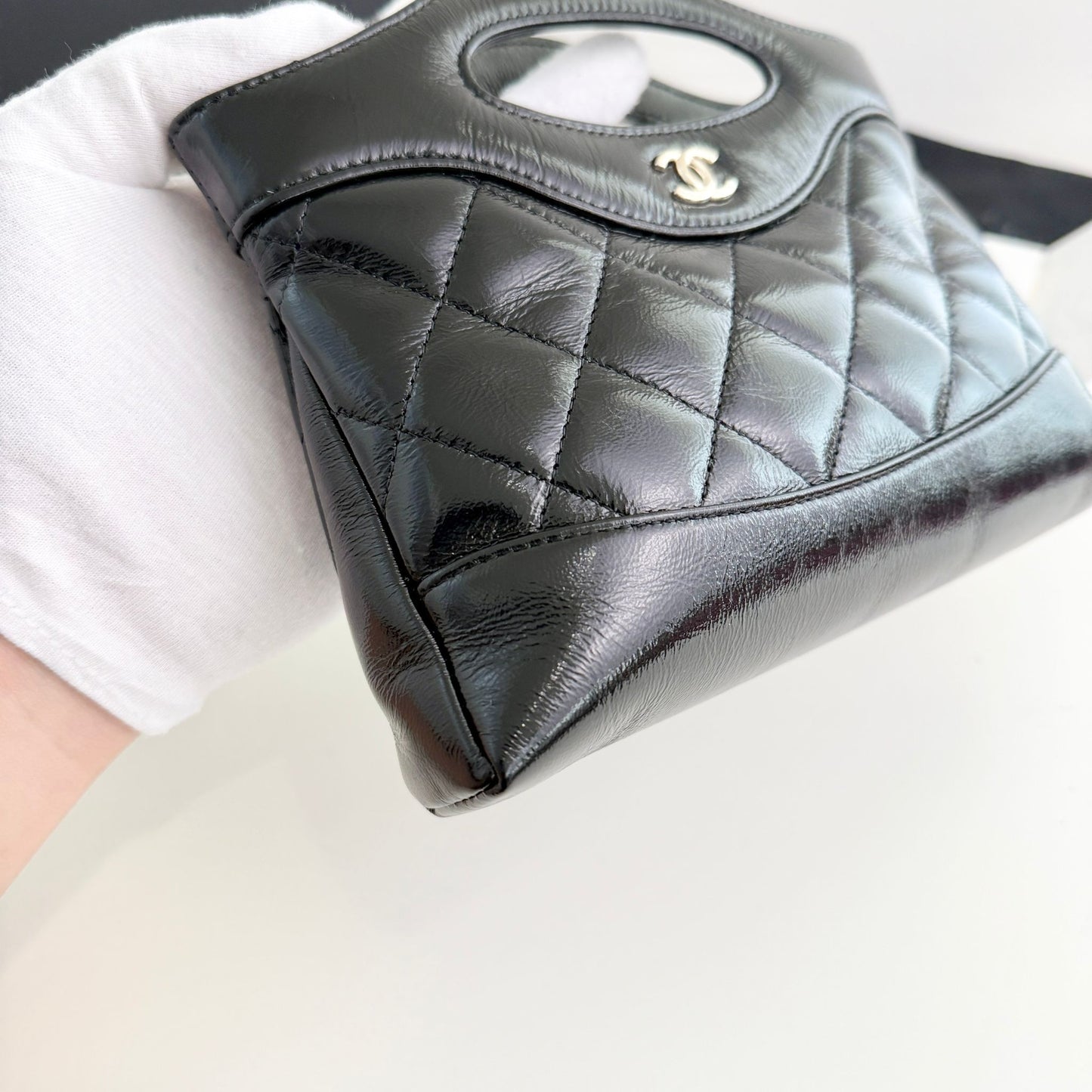 Chanel nano 31 shopper black