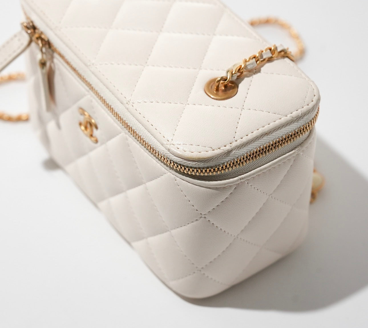 Chanel Long Vanity w/ Heart Chain