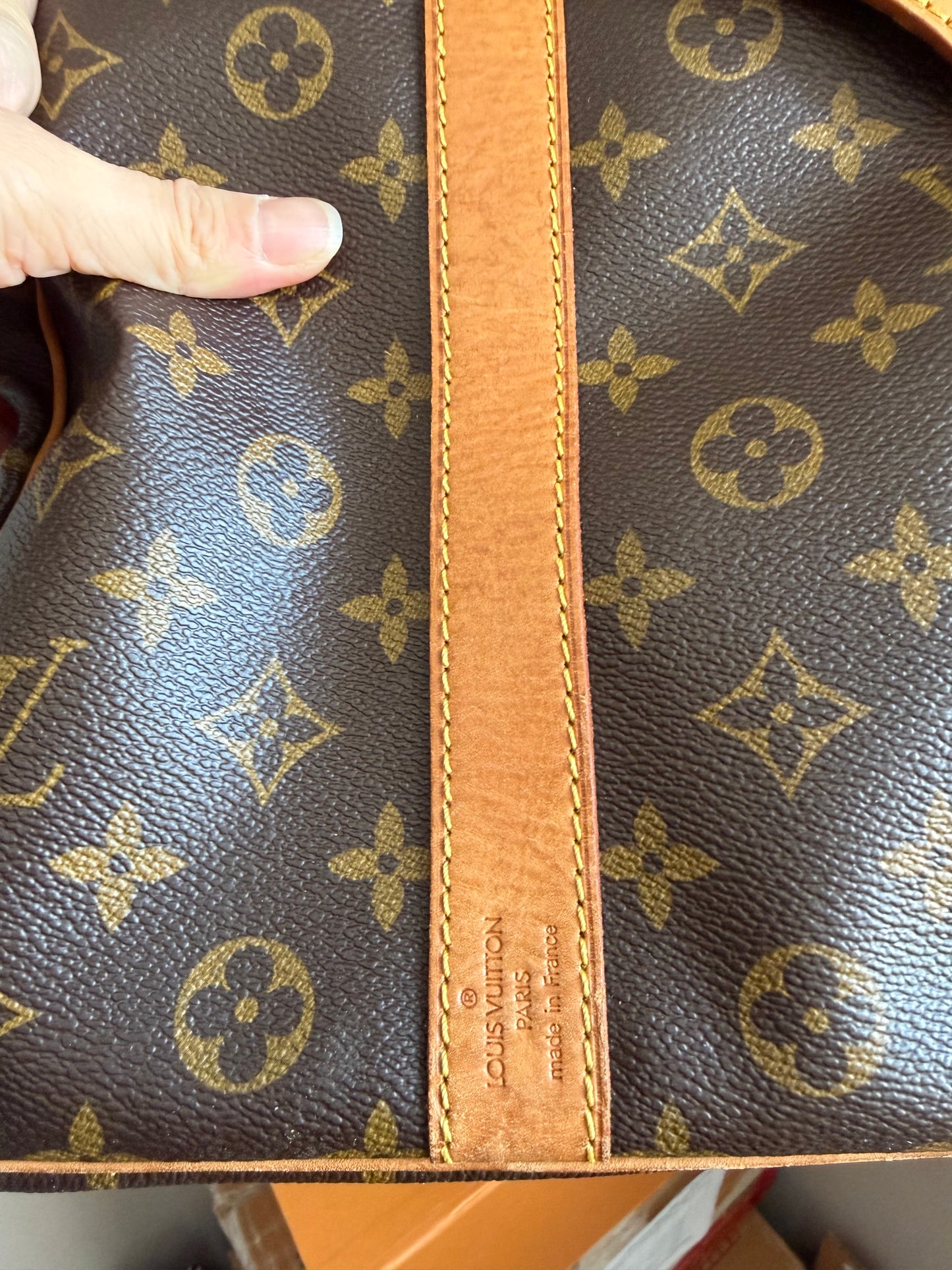 Louis Vuitton Keepall 50 Bandouliere Luggage Bag
