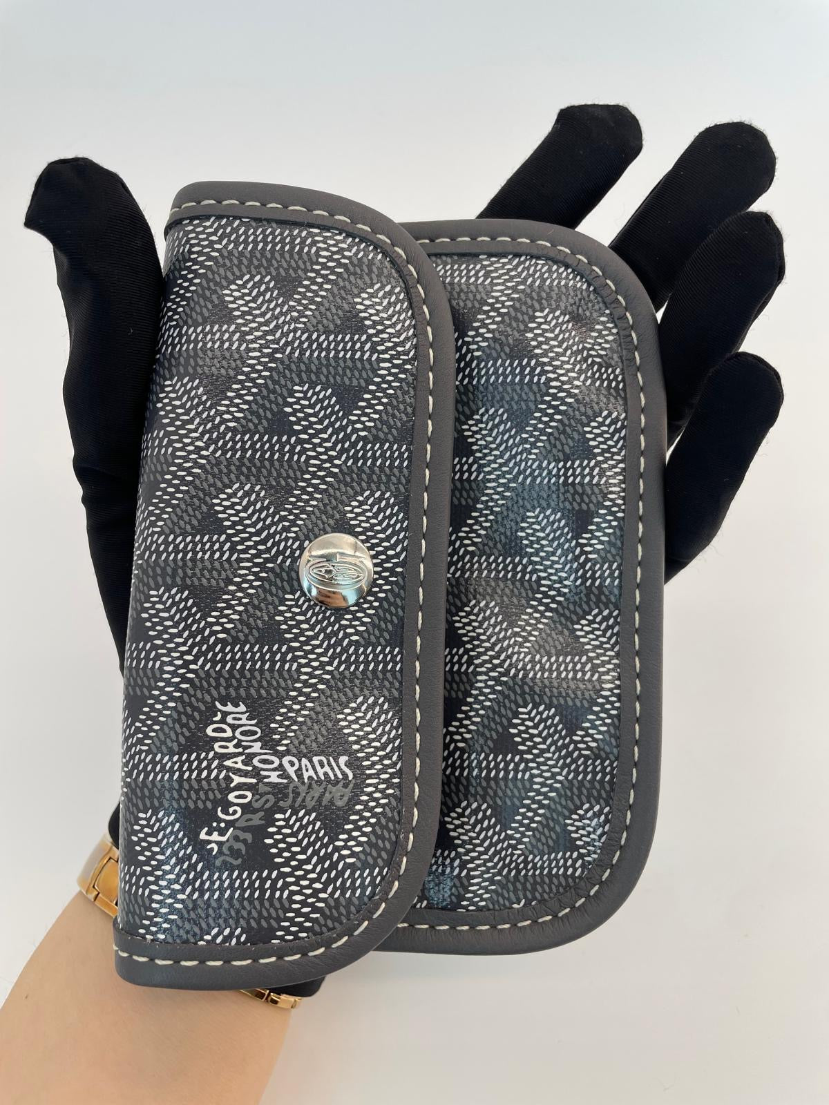Goyard Mini Anjou Grey tote