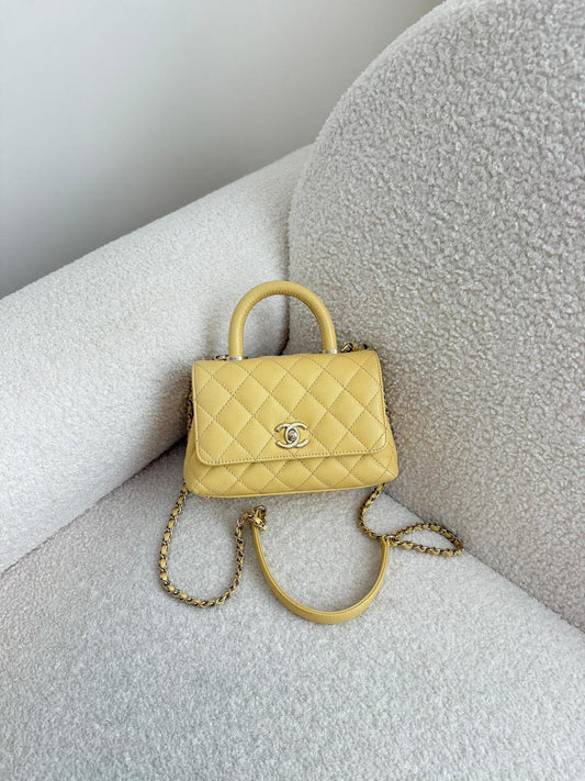 Chanel Mini Coco Handle Caviar