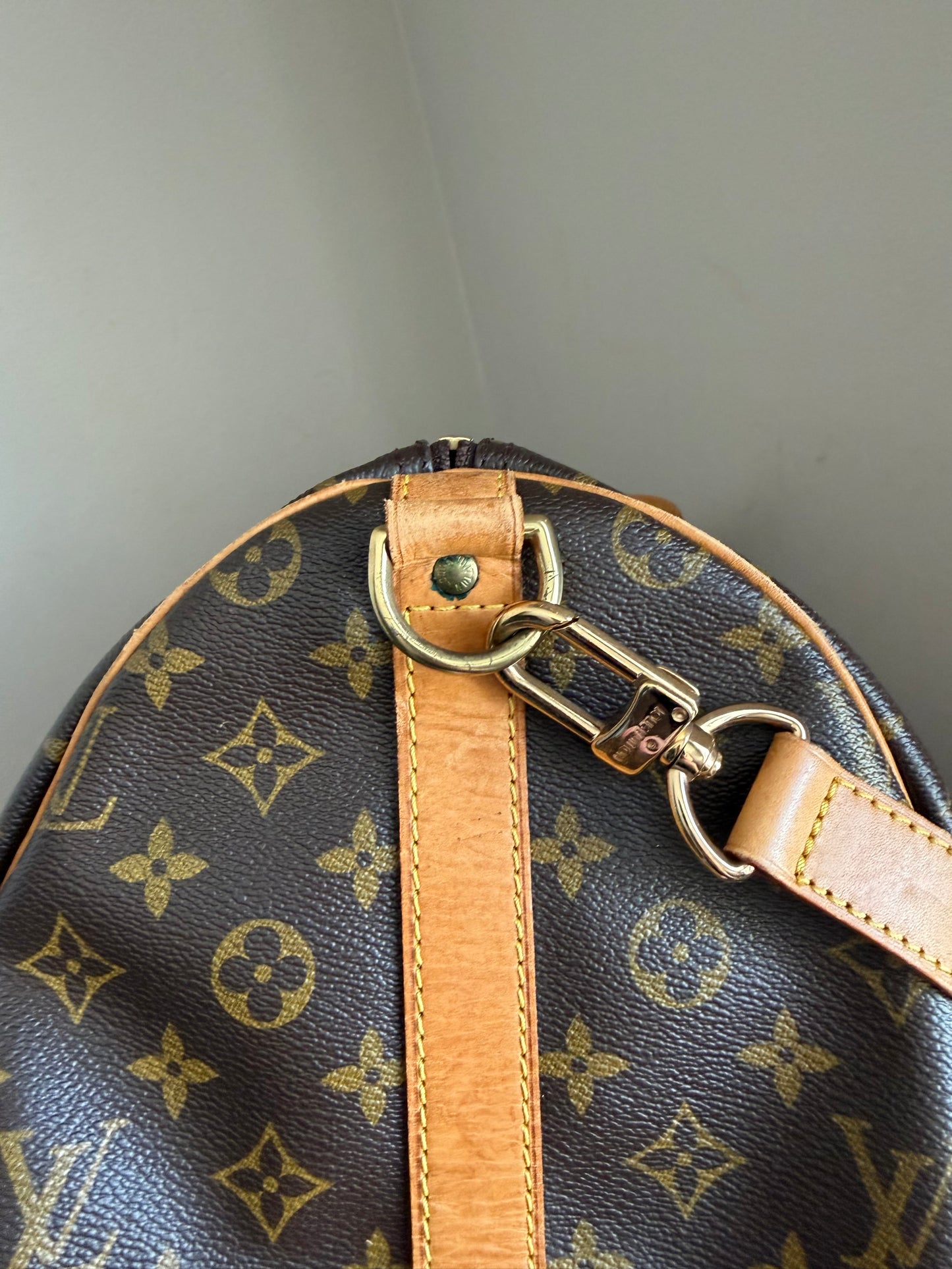 Louis Vuitton Keepall 50 Bandouliere Luggage Bag