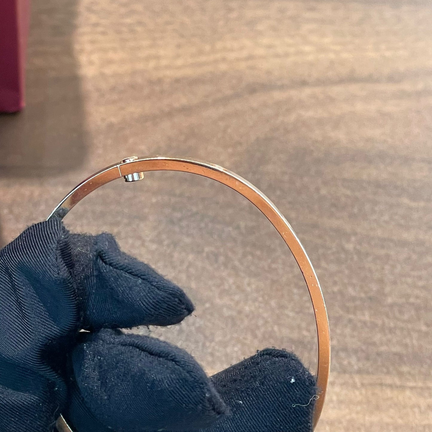 Cartier Love Bracelet 6 Diamond, Small Model, Yellow Gold