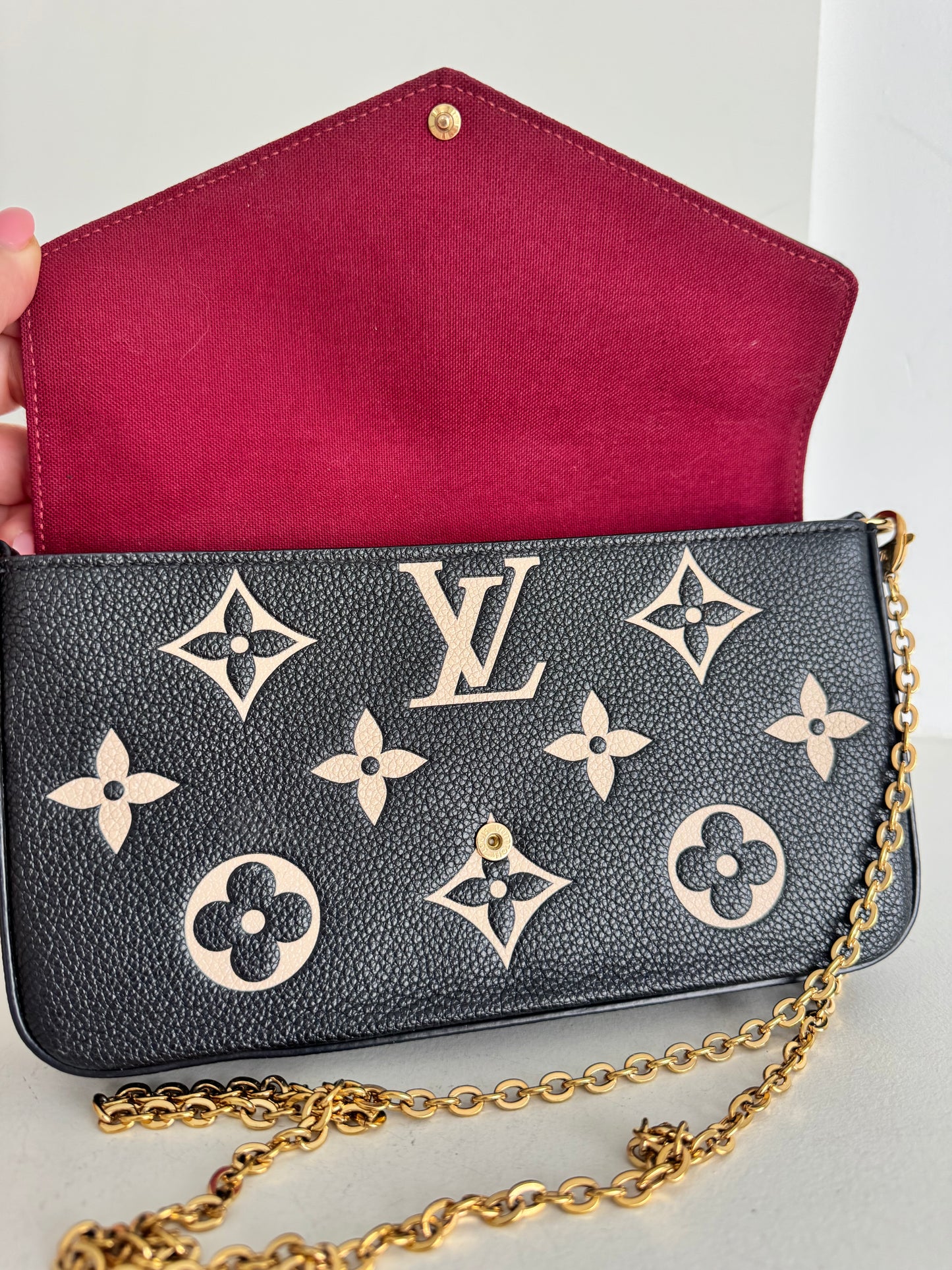 Louis Vuitton Bi-Color Félicie Pochette