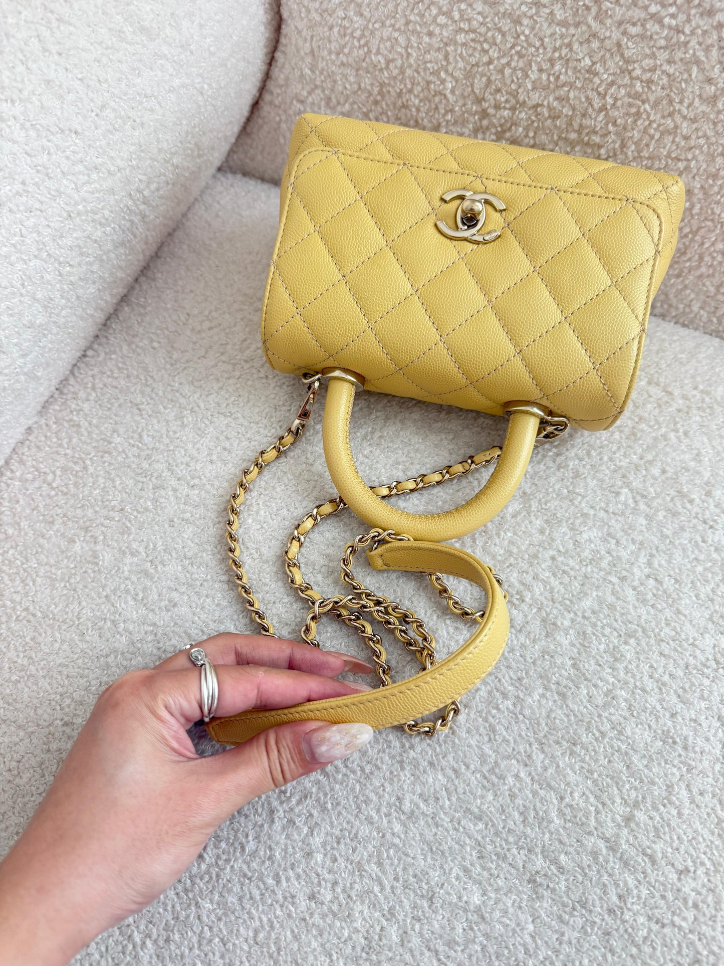 Chanel Mini Coco Handle Caviar