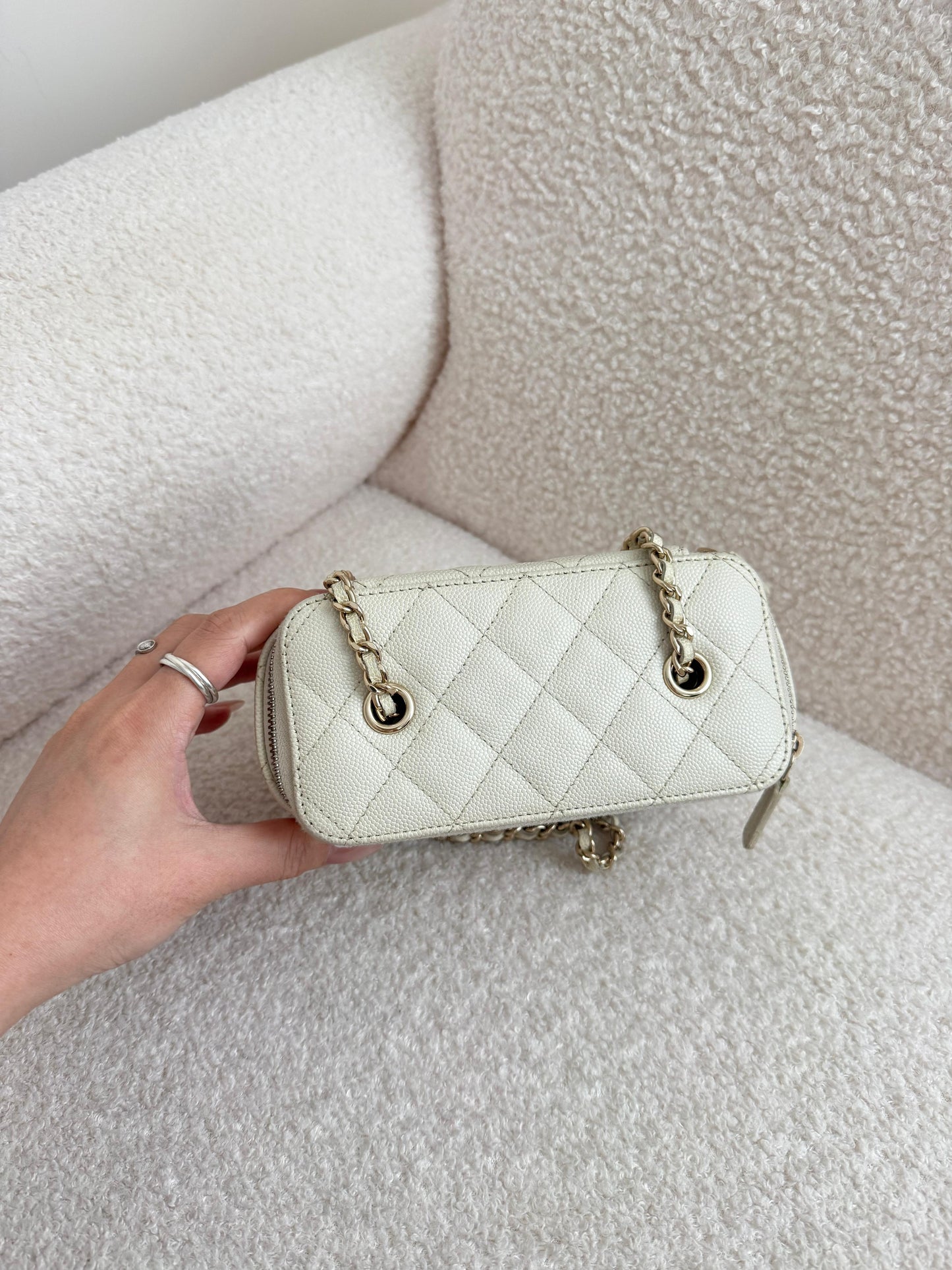 Chanel Long Caviar Vanity Bag