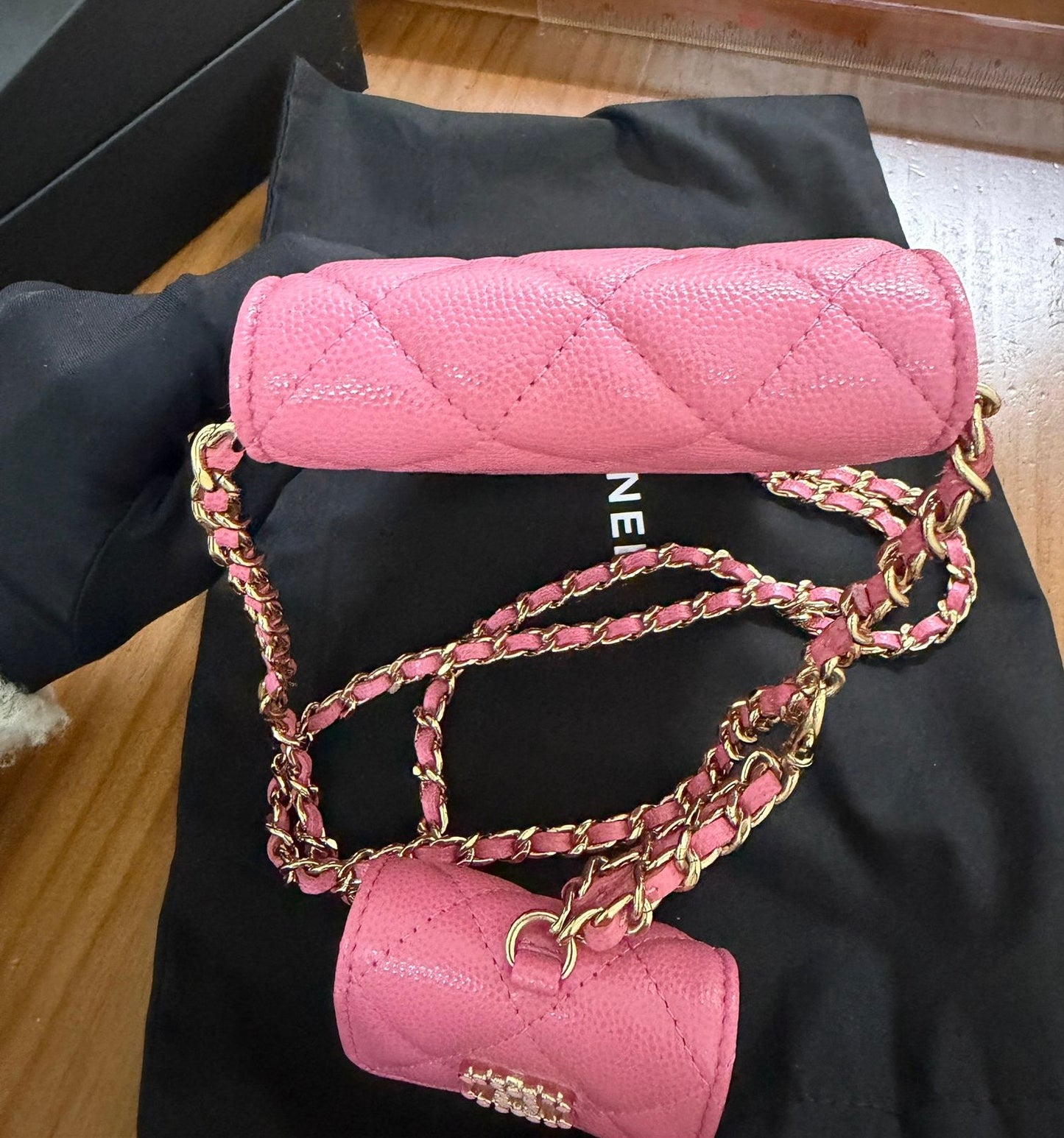 Chanel Phone Holder w/ Pouch