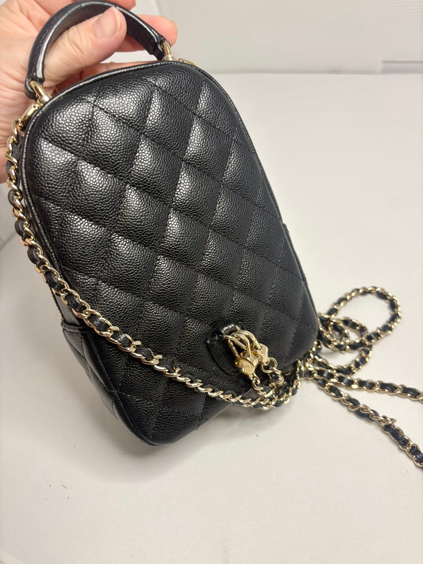 Chanel Caviar Quilted CC Mini Classic Backpack