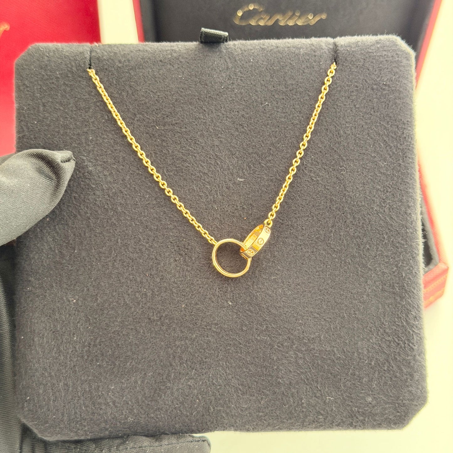 Cartier Love Pendent Interlocking
