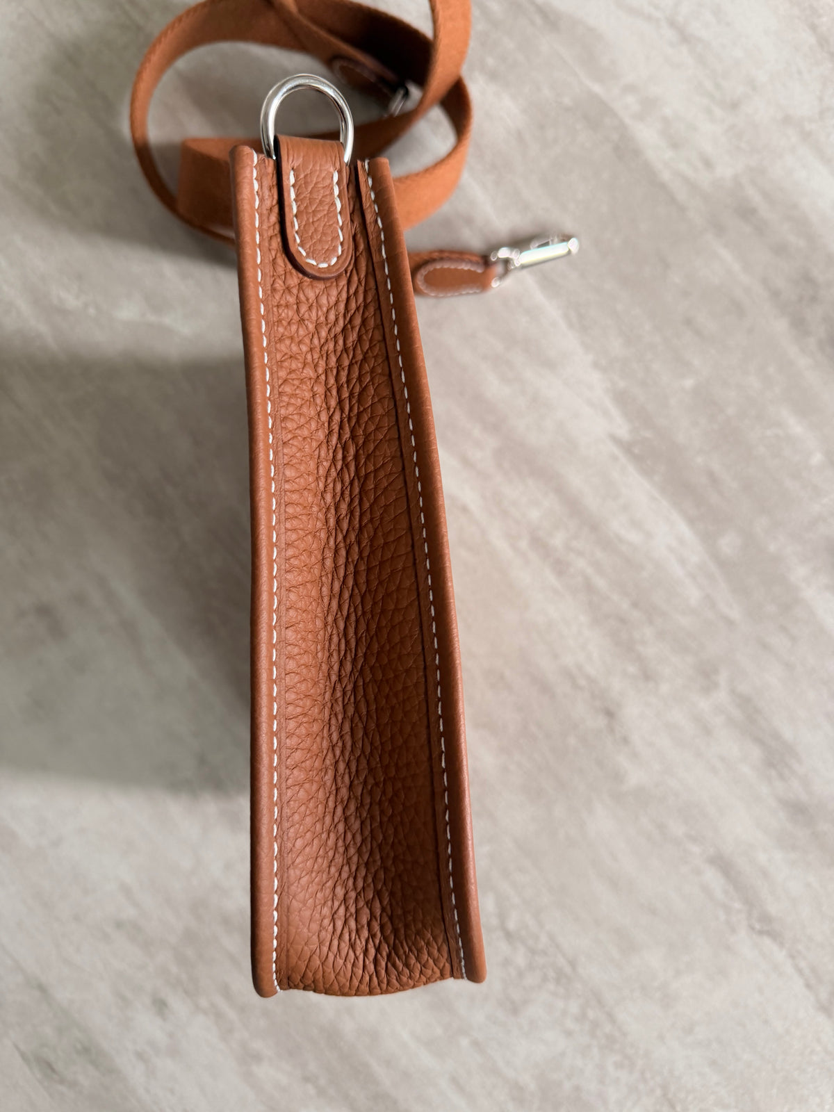 Hermes Mini Evelyn Bag, Gold PHW