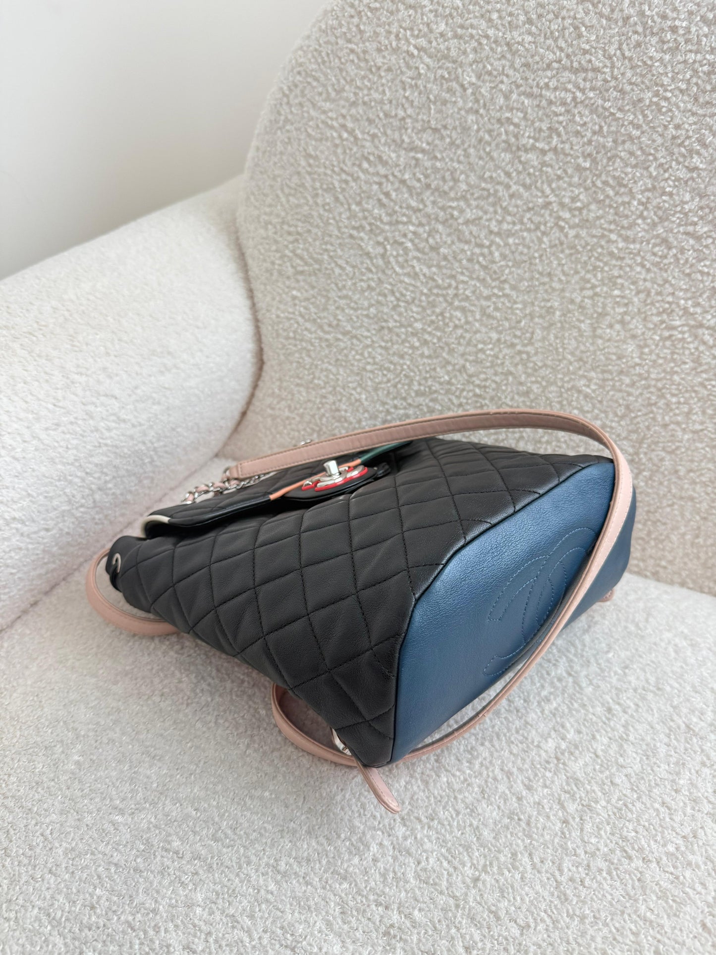 Chanel Quilted Multicolour Backpack