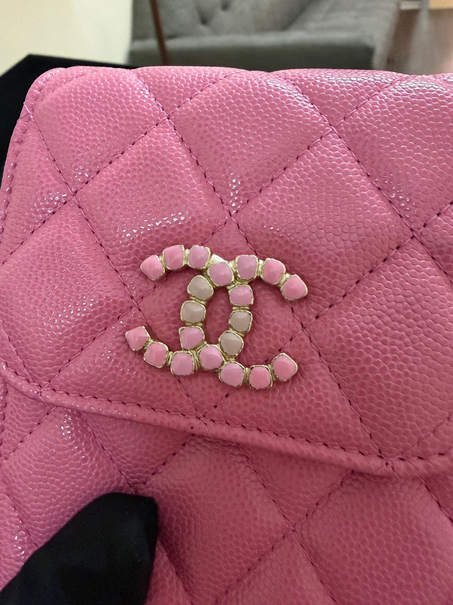 Chanel Phone Holder w/ Pouch