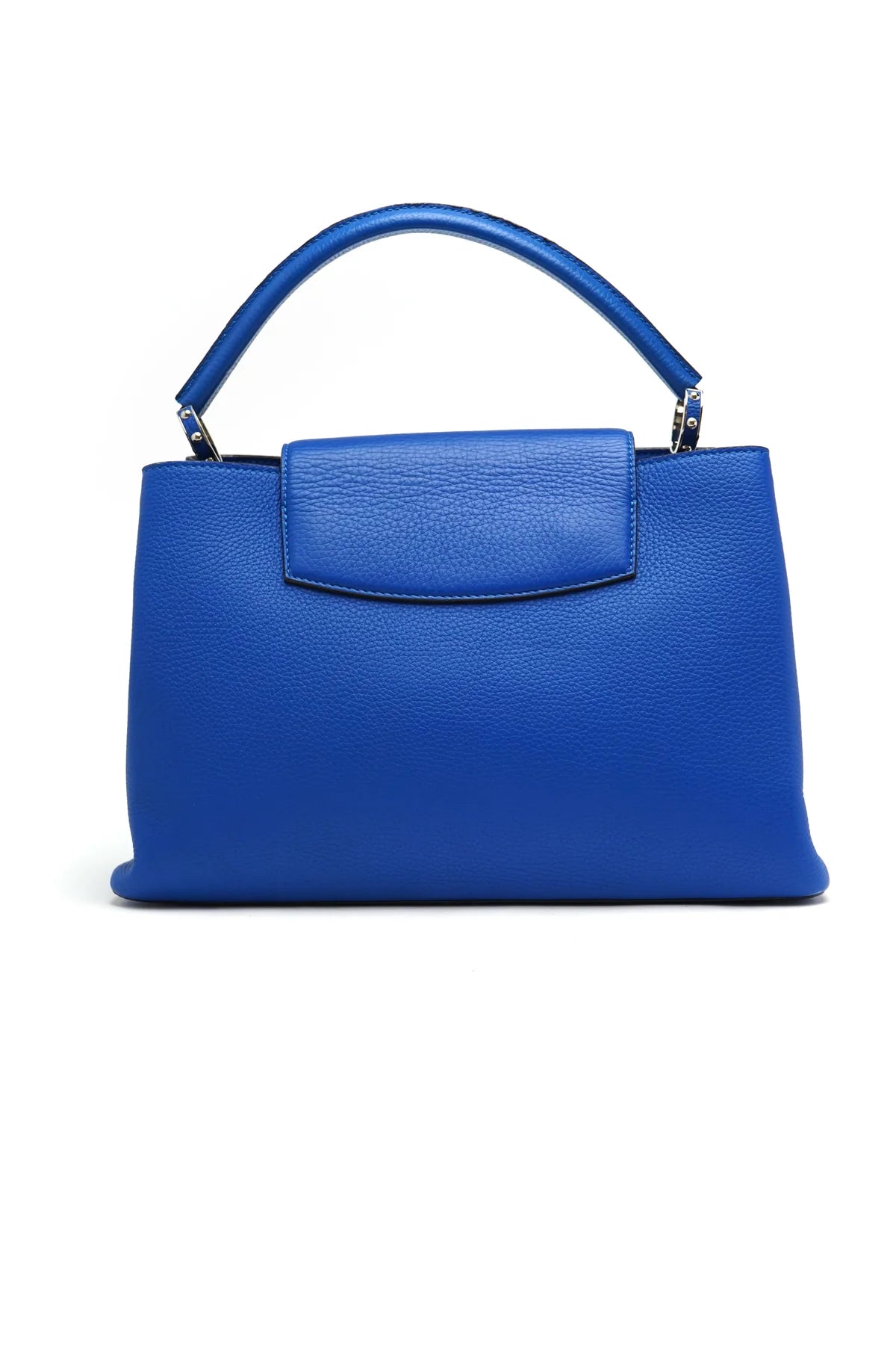 Louis Vuitton Taurillon Capucines MM Royal Blue