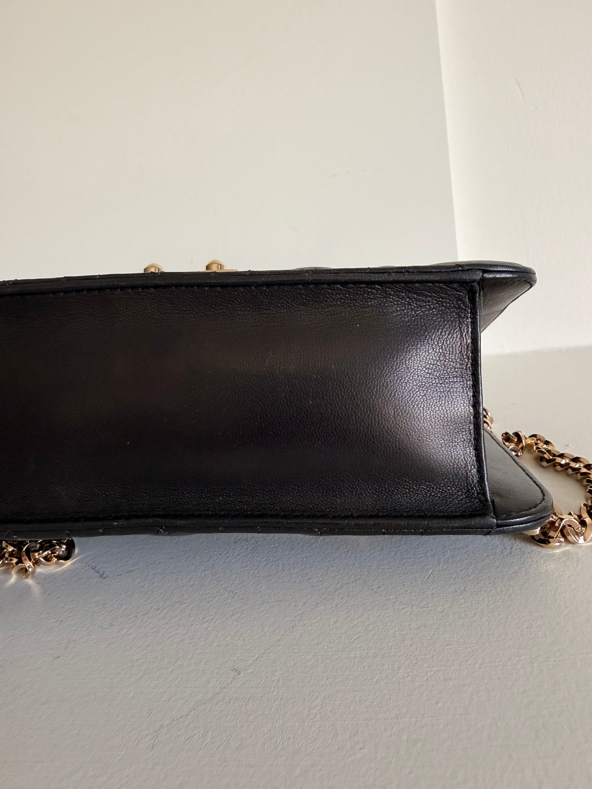 Christian Dior Black Lambskin Cannage Miss Dior Promenade Pouch
