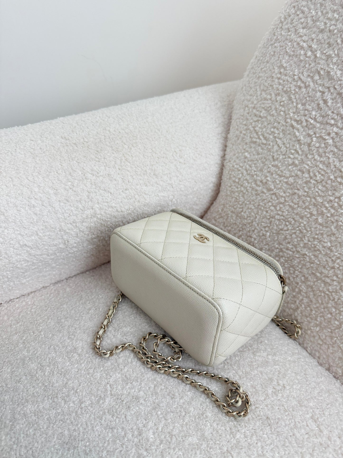 Chanel Long Caviar Vanity Bag