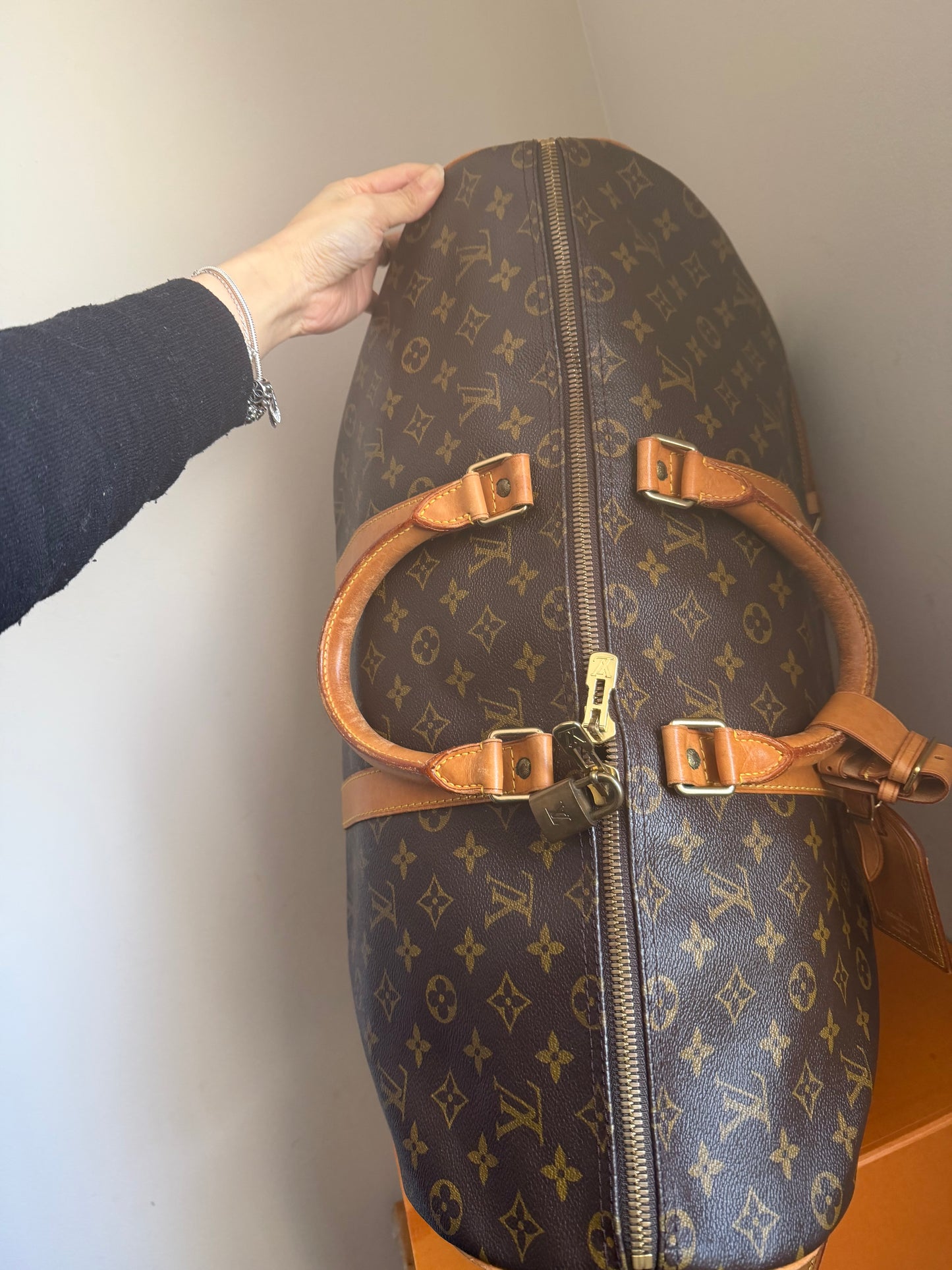 Louis Vuitton Keepall 50 Bandouliere Luggage Bag