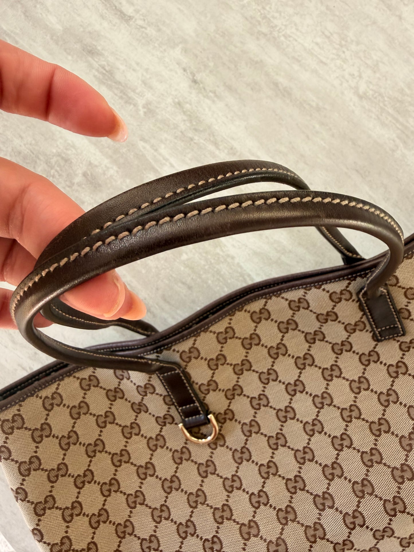 Gucci GG Canvas Britt Tote