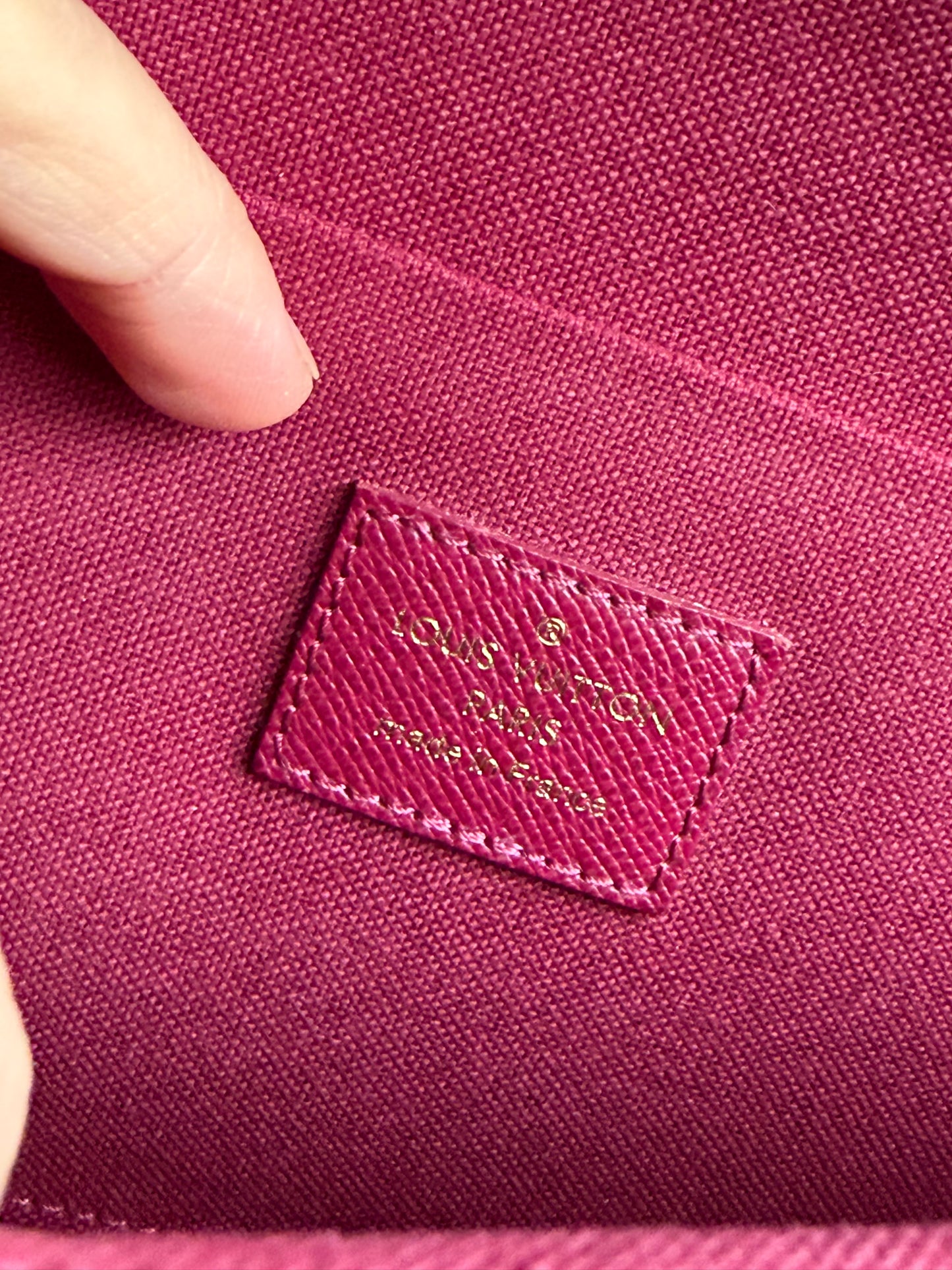 Louis Vuitton felicie pochette monogram