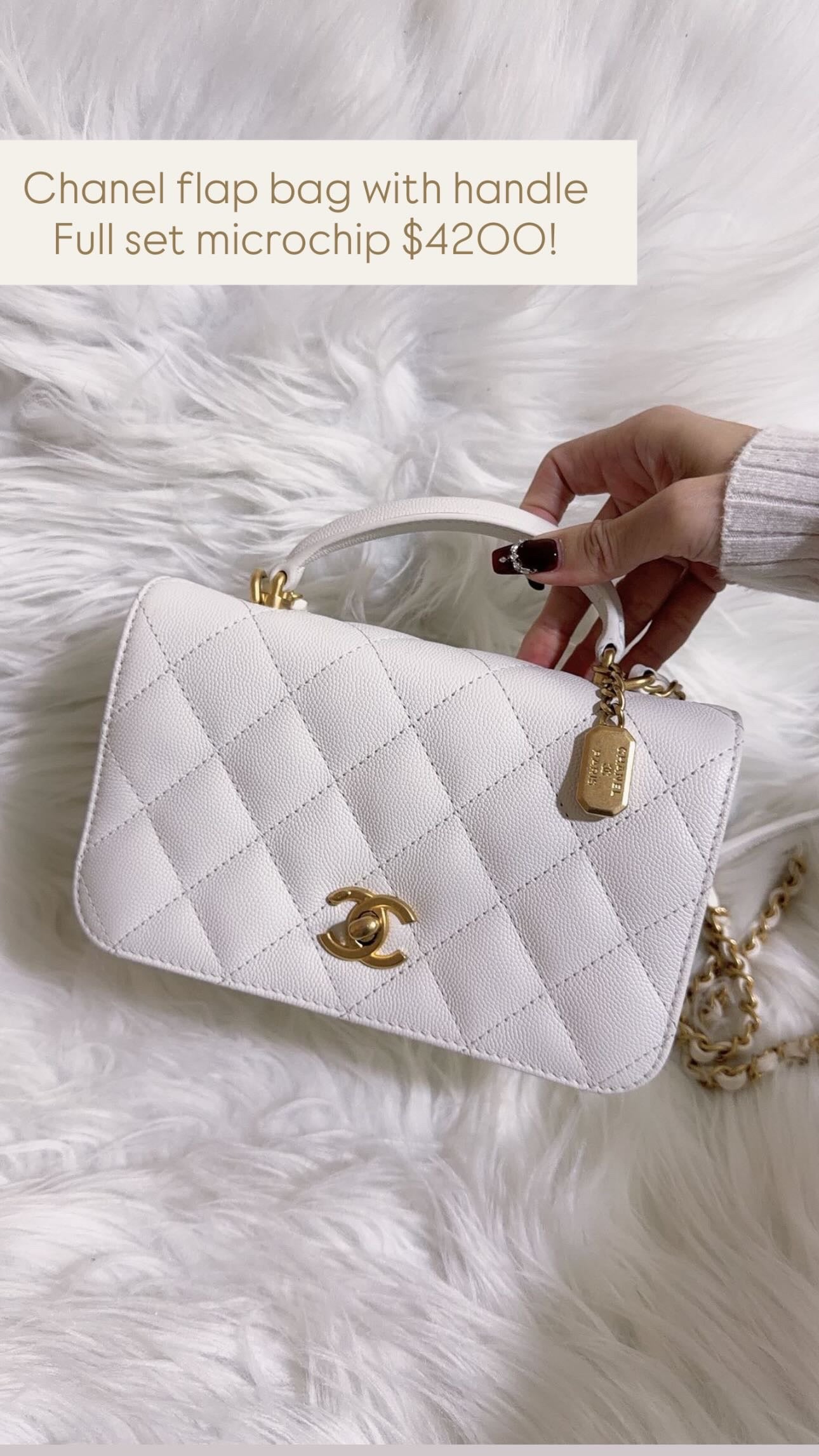 Chanel Top Handle Flap Bag