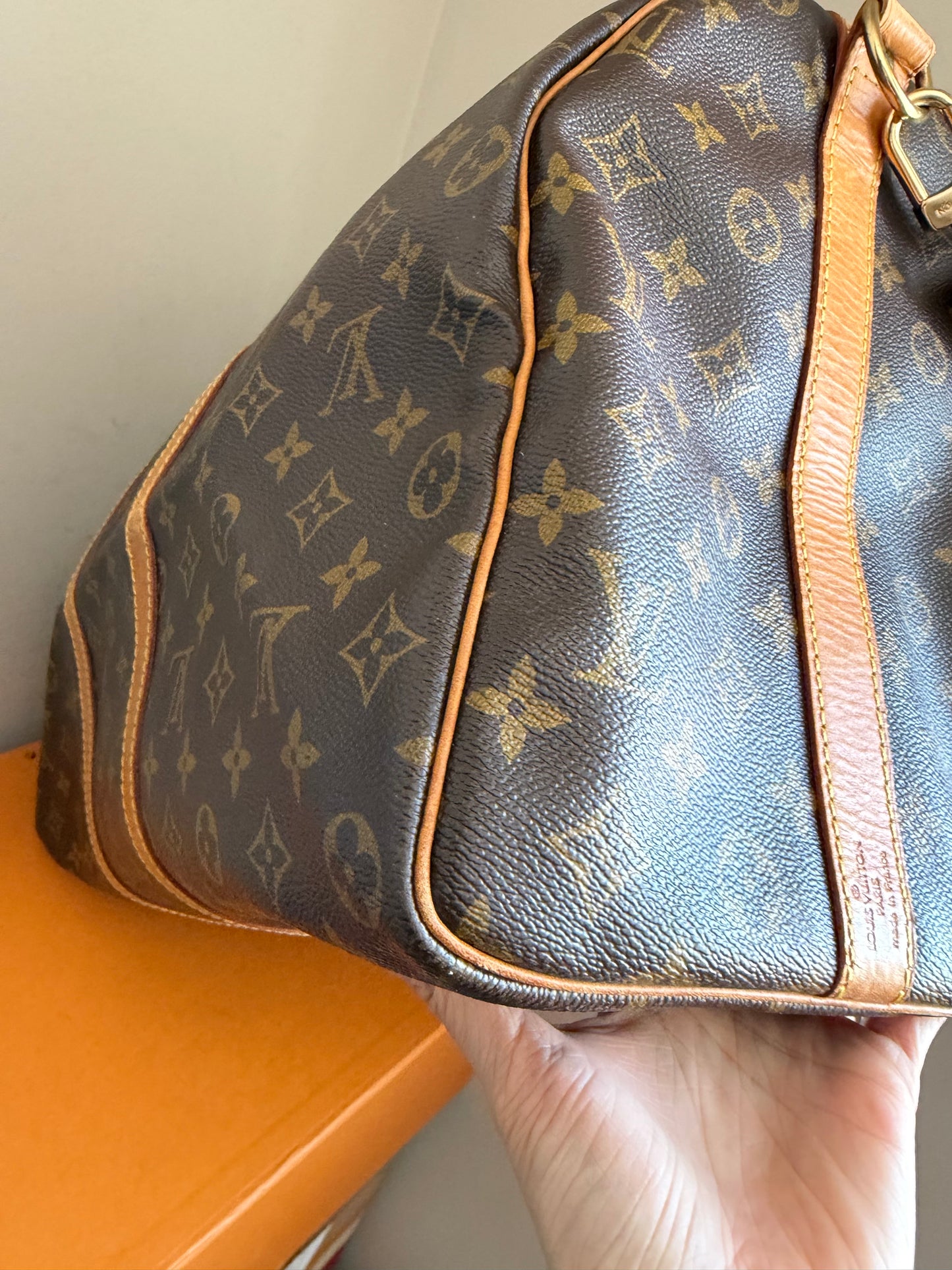 Louis Vuitton Keepall 50 Bandouliere Luggage Bag