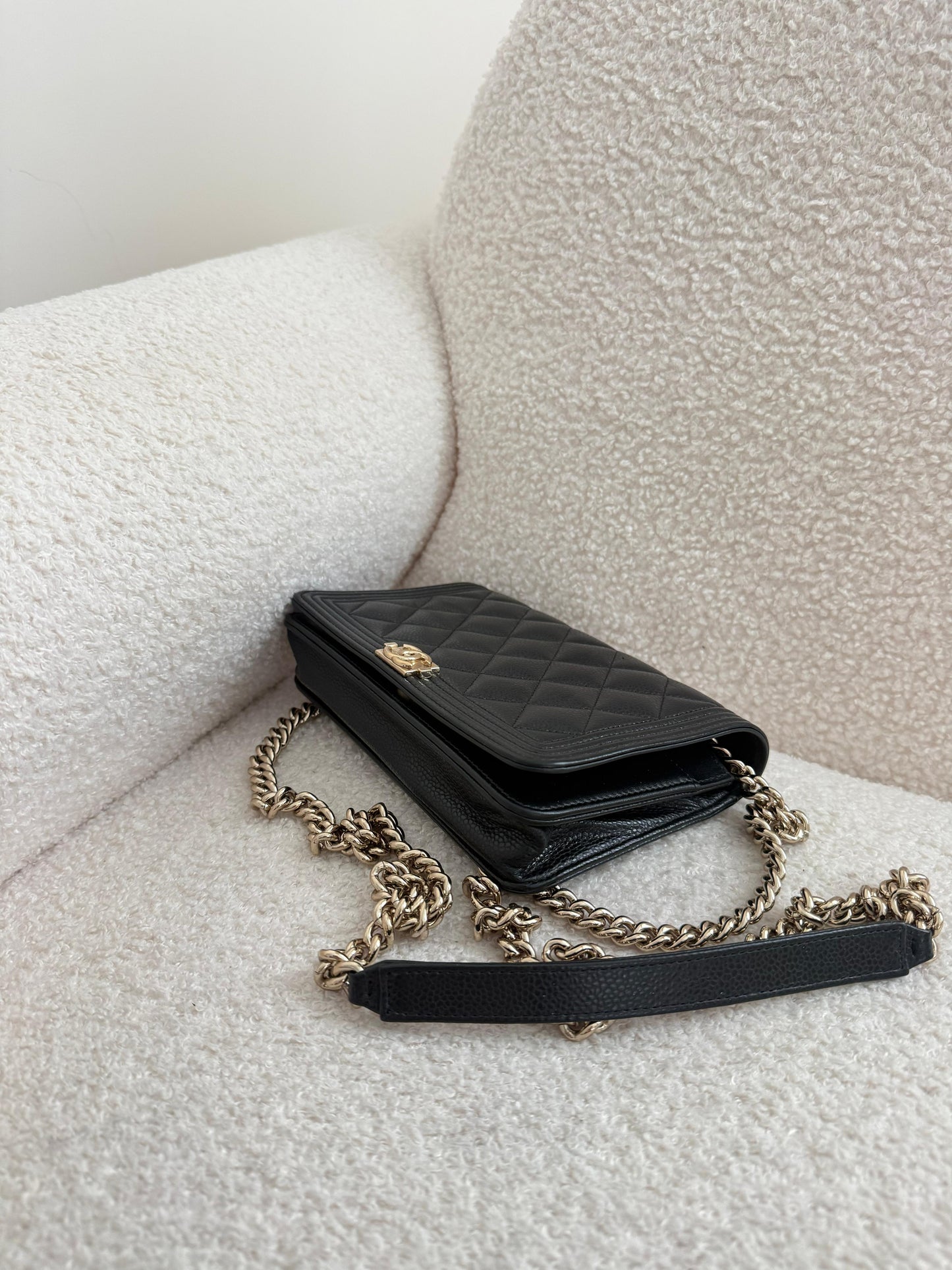 Chanel Boy Wallet On Chain Bag