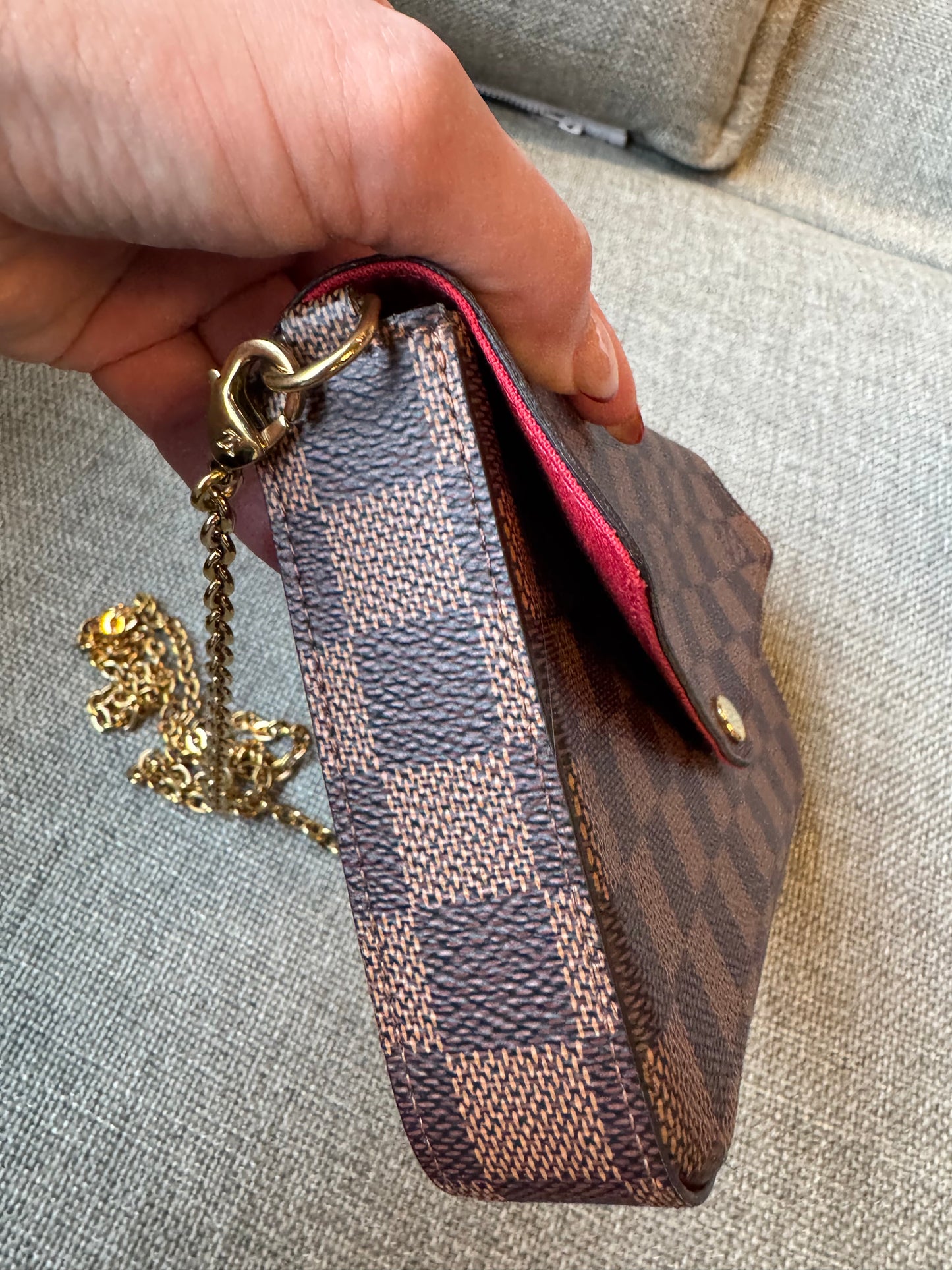 Louis Vuitton felicie pochette Ebene