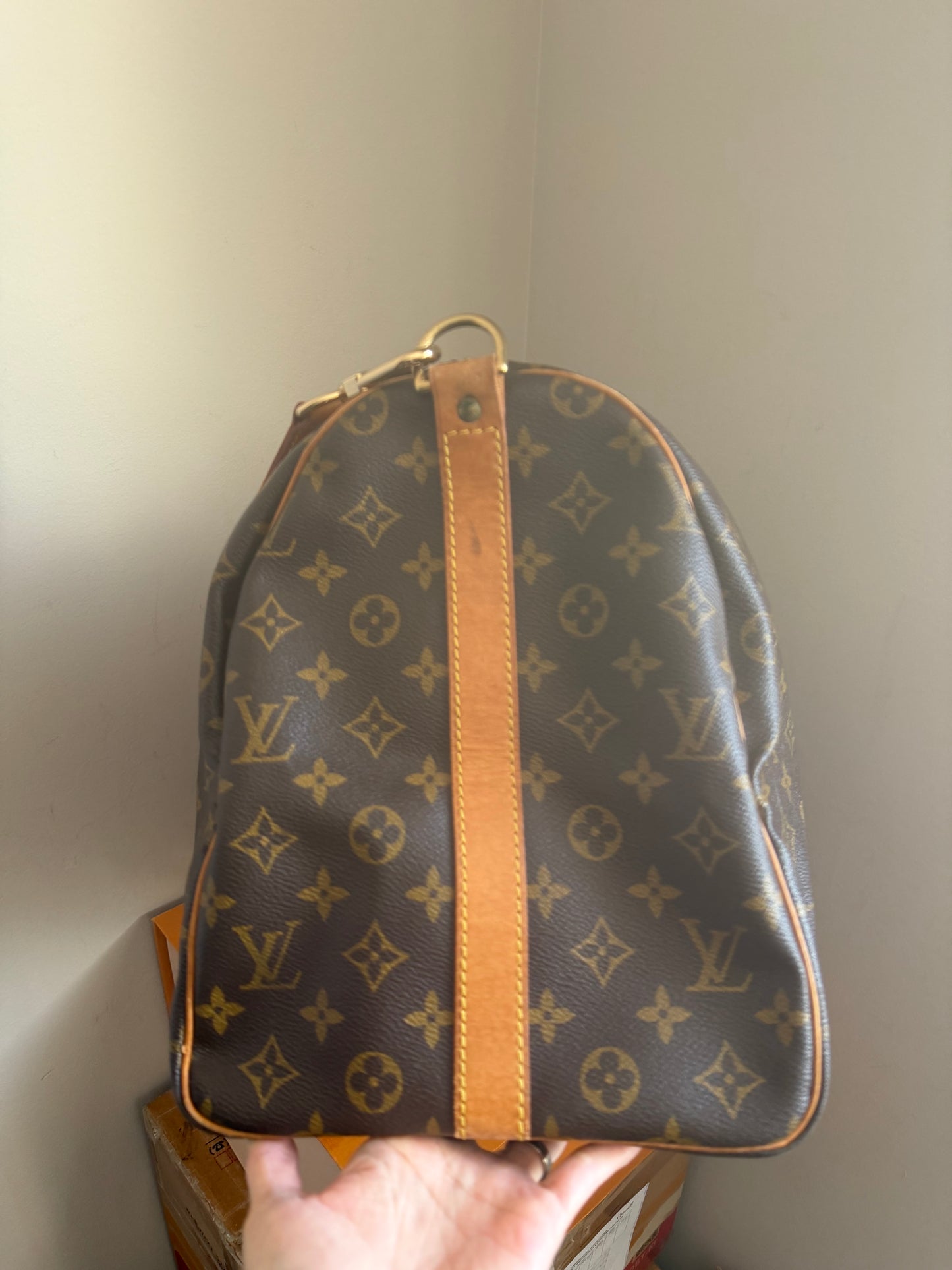 Louis Vuitton Keepall 50 Bandouliere Luggage Bag