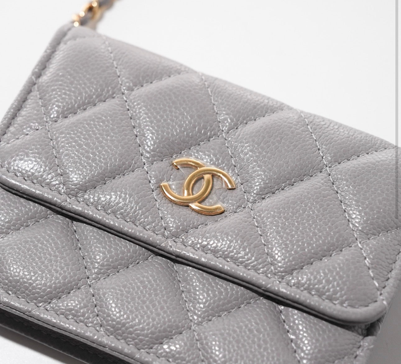 Chanel Coin Purse With Coco Chain