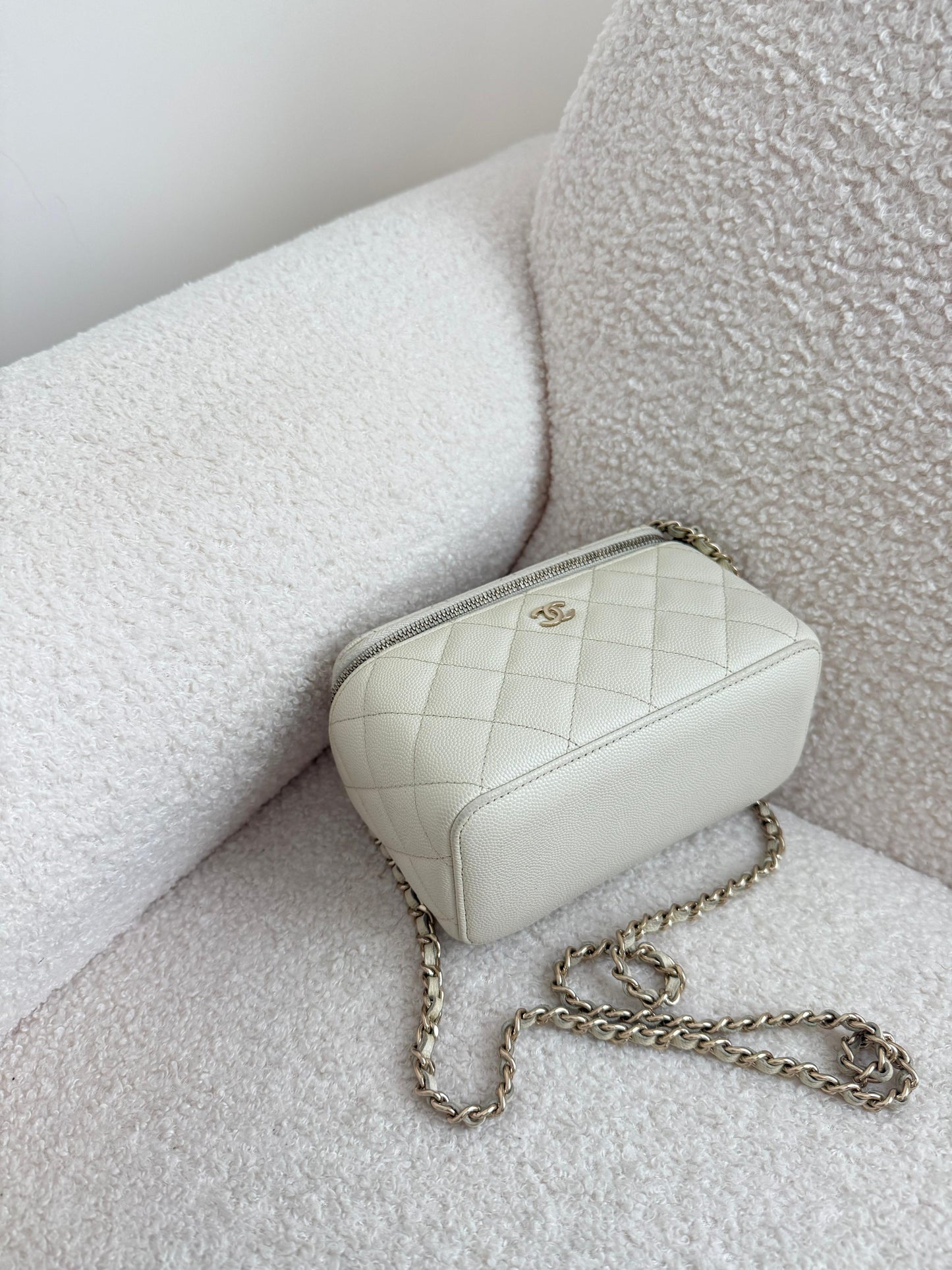 Chanel Long Caviar Vanity Bag