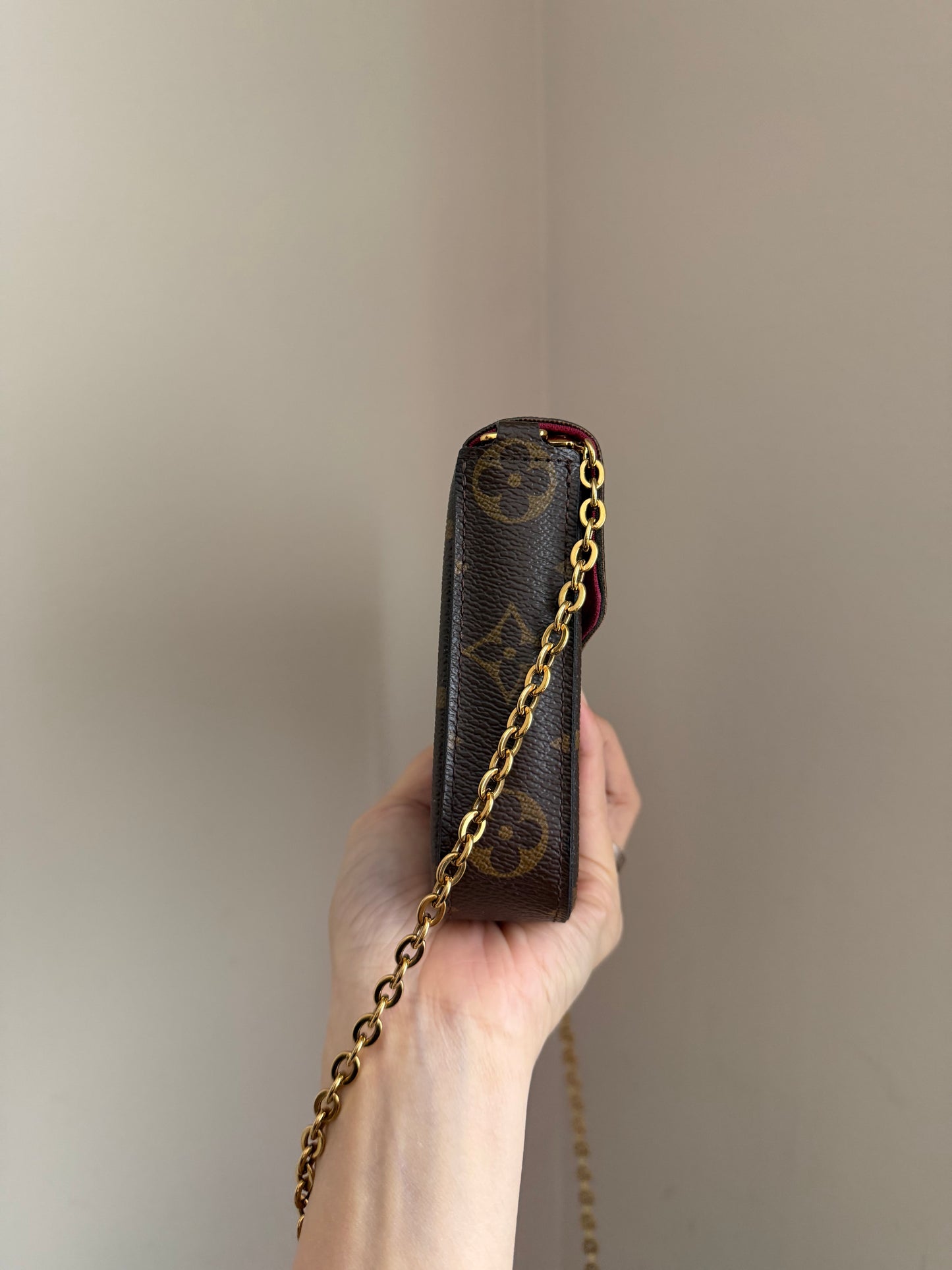 Louis Vuitton felicie pochette monogram