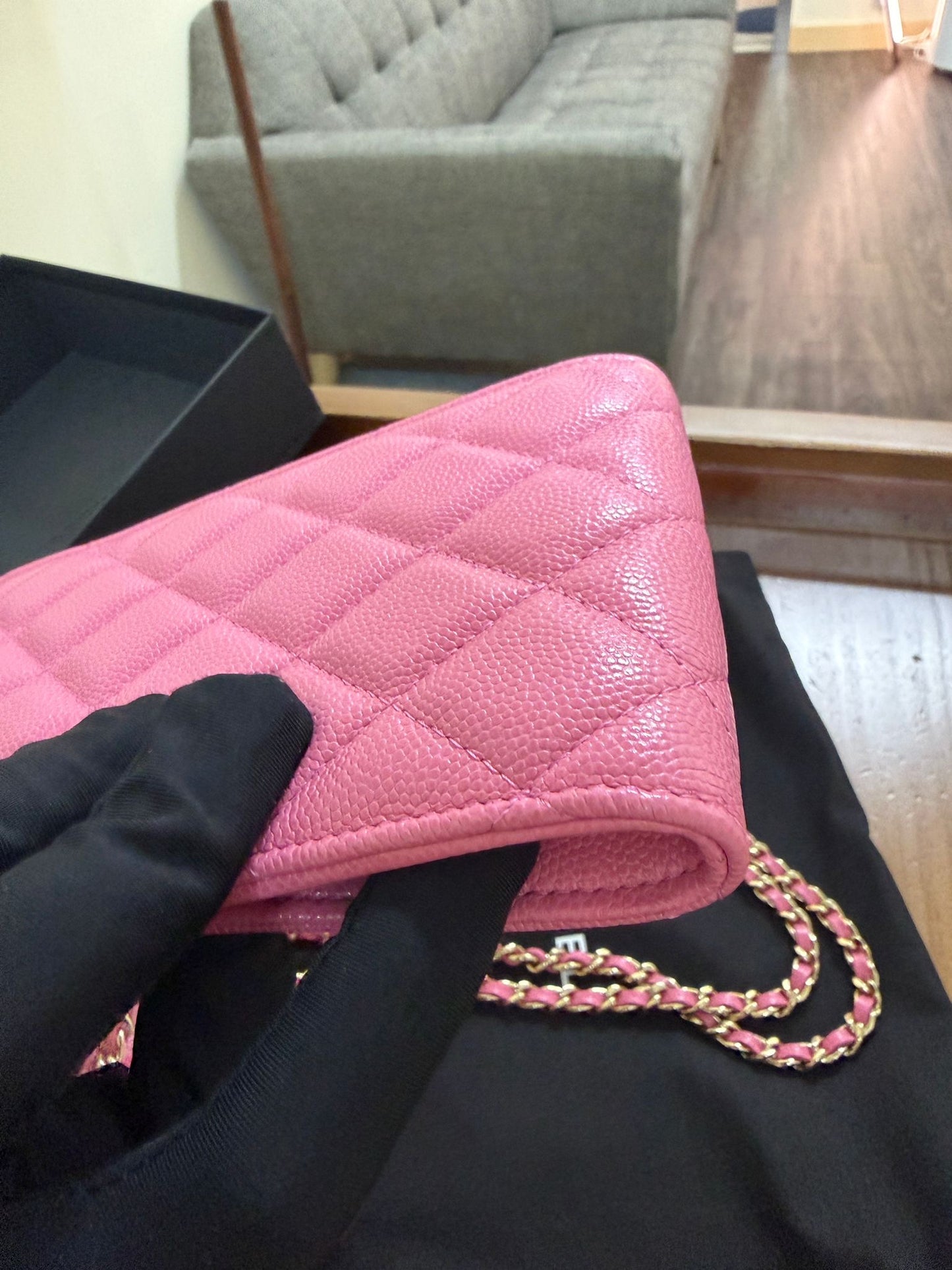 Chanel Phone Holder w/ Pouch