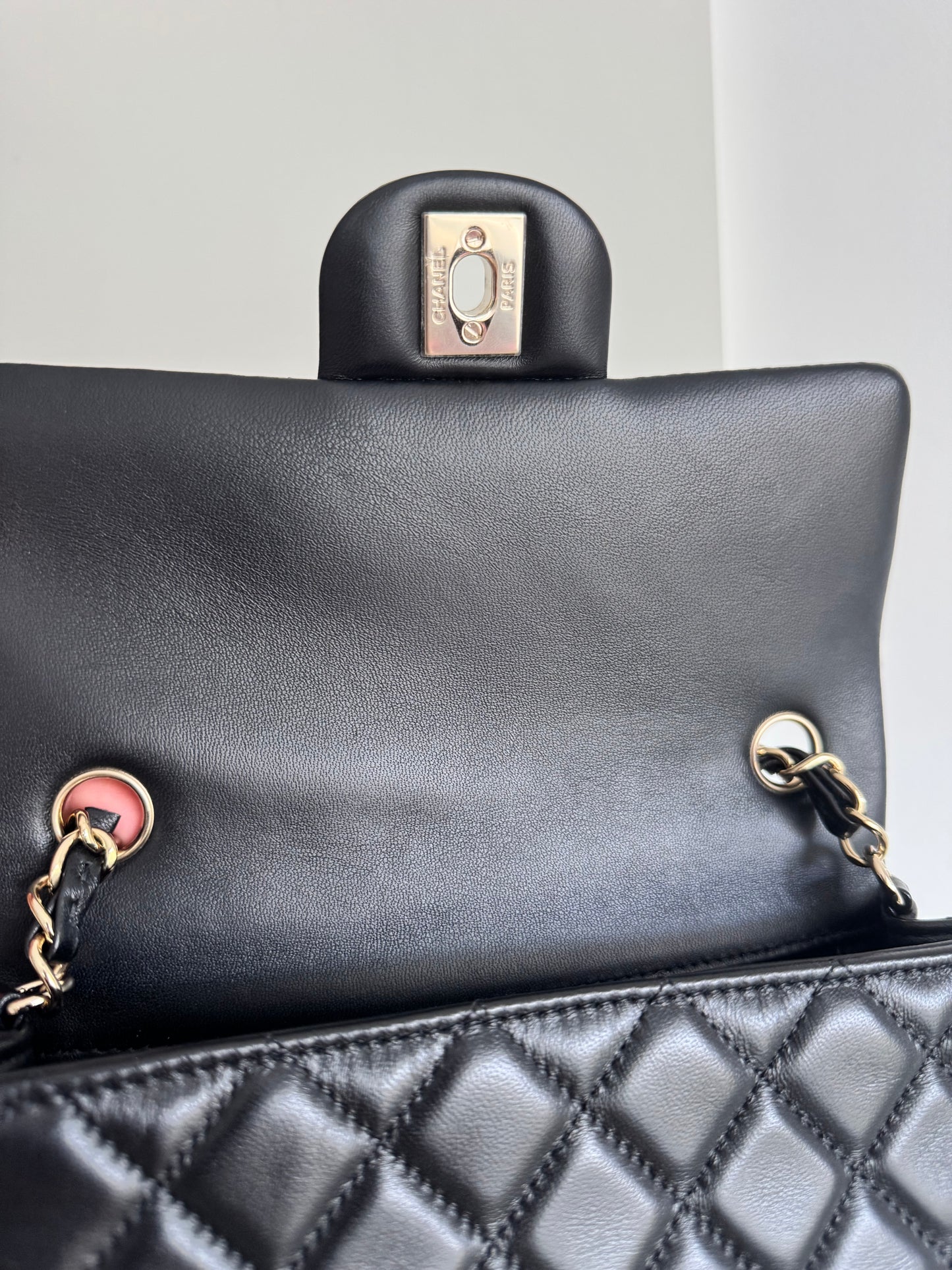 Chanel Mini Lambskin Rectangular Flap Bag, LGHW