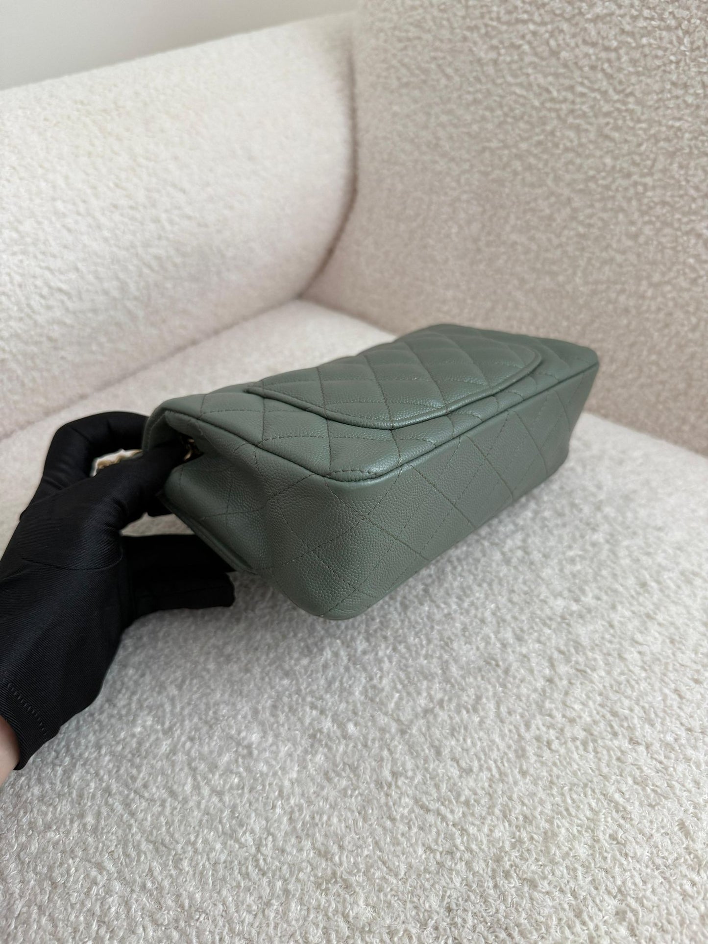 Chanel Classic Caviar 18C Mini Rectangular Bag