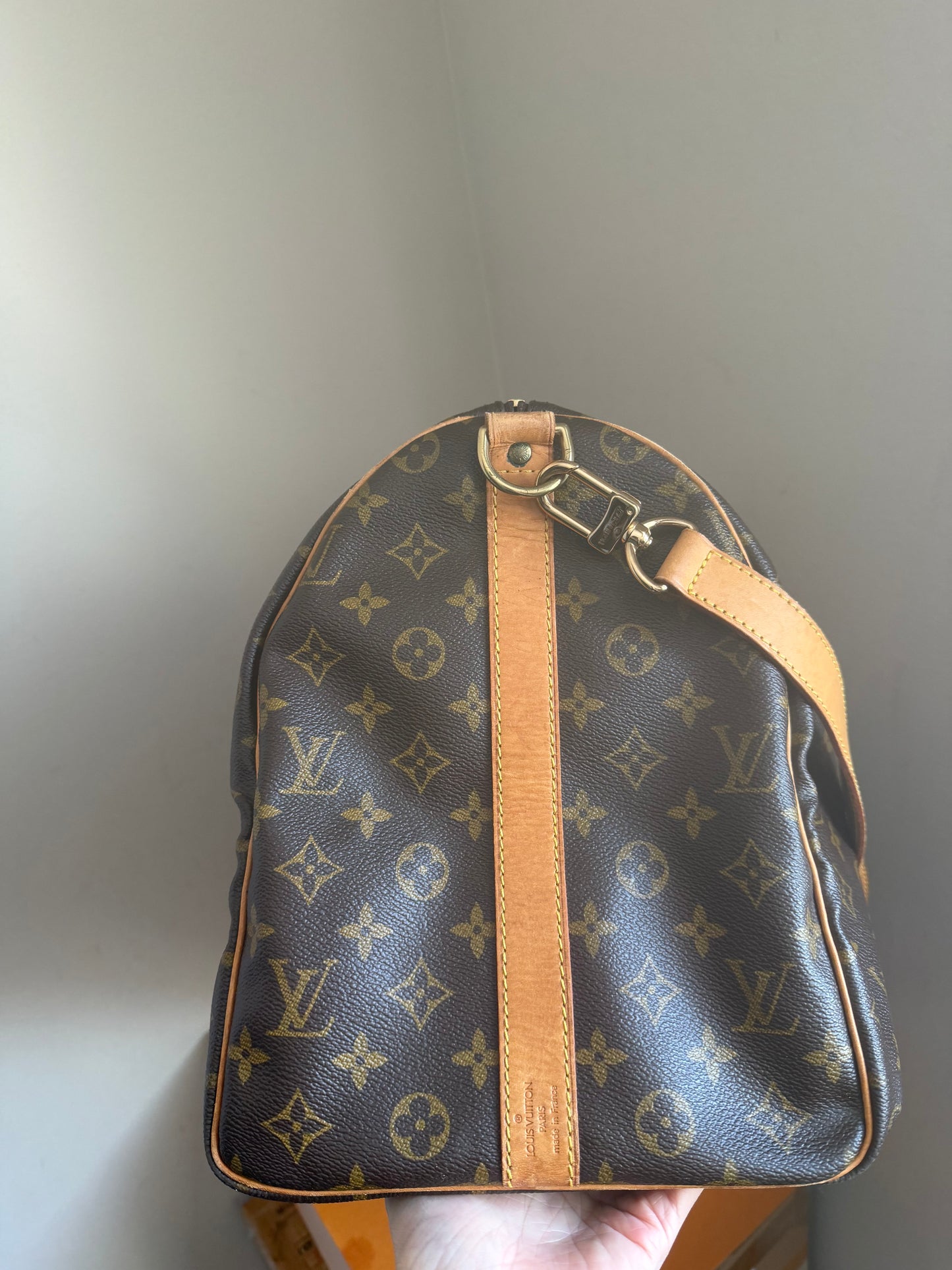Louis Vuitton Keepall 50 Bandouliere Luggage Bag