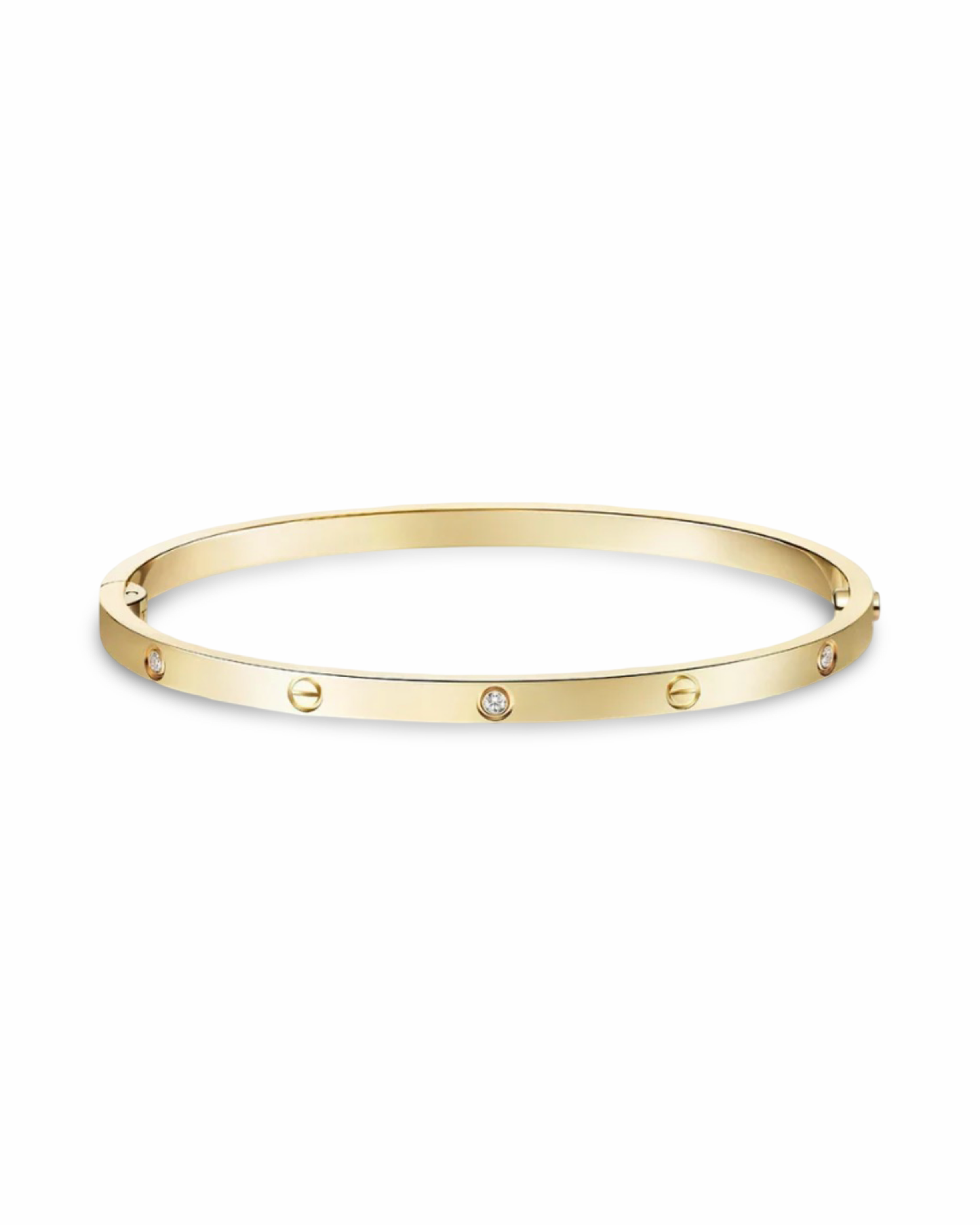 Cartier Love Bracelet 6 Diamond, Small Model, Yellow Gold