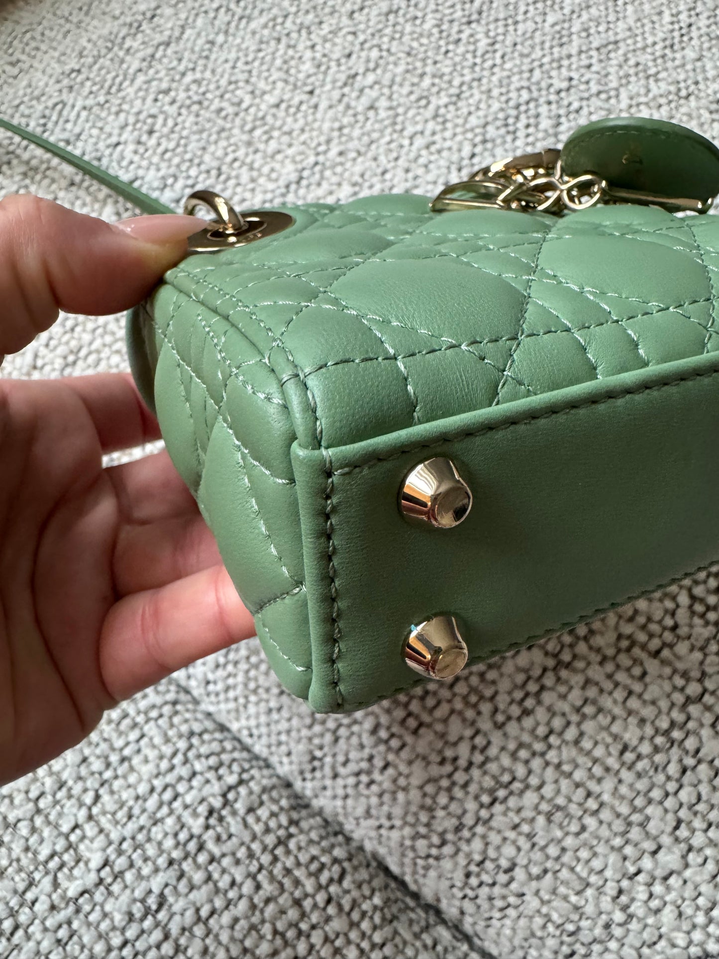 Christian Dior Lady Micro Bag , lmtd Edition Green