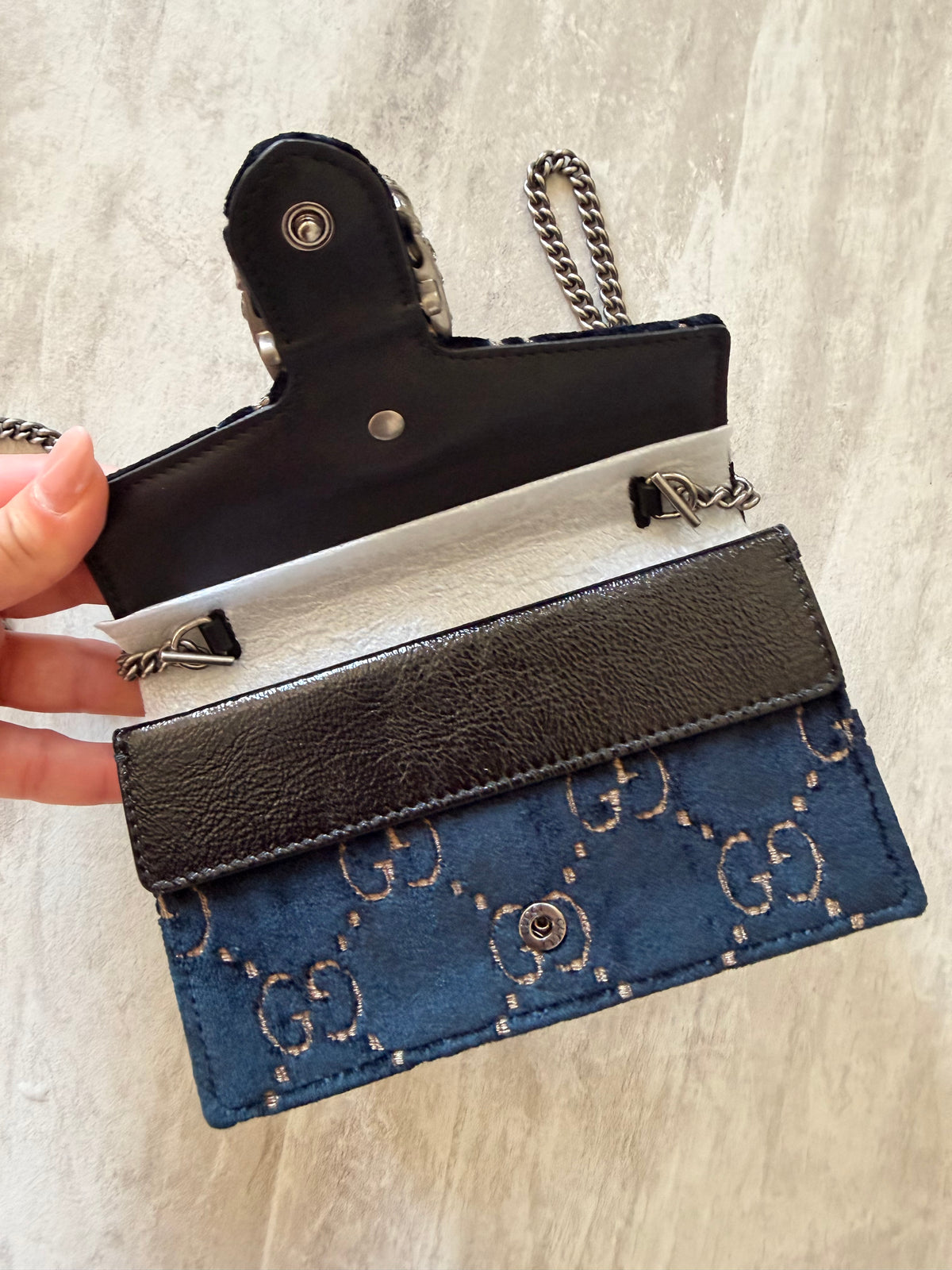 Gucci Super Mini Dionysus Velvet