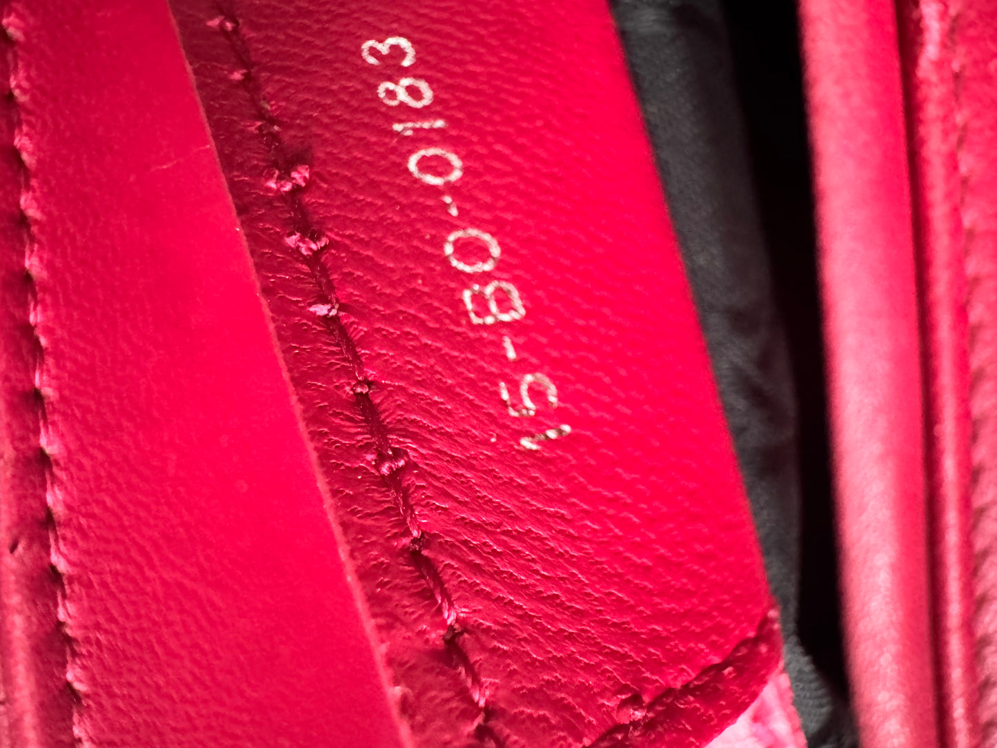 Christian Dior medium Lady, pink with signature Cannage stitching