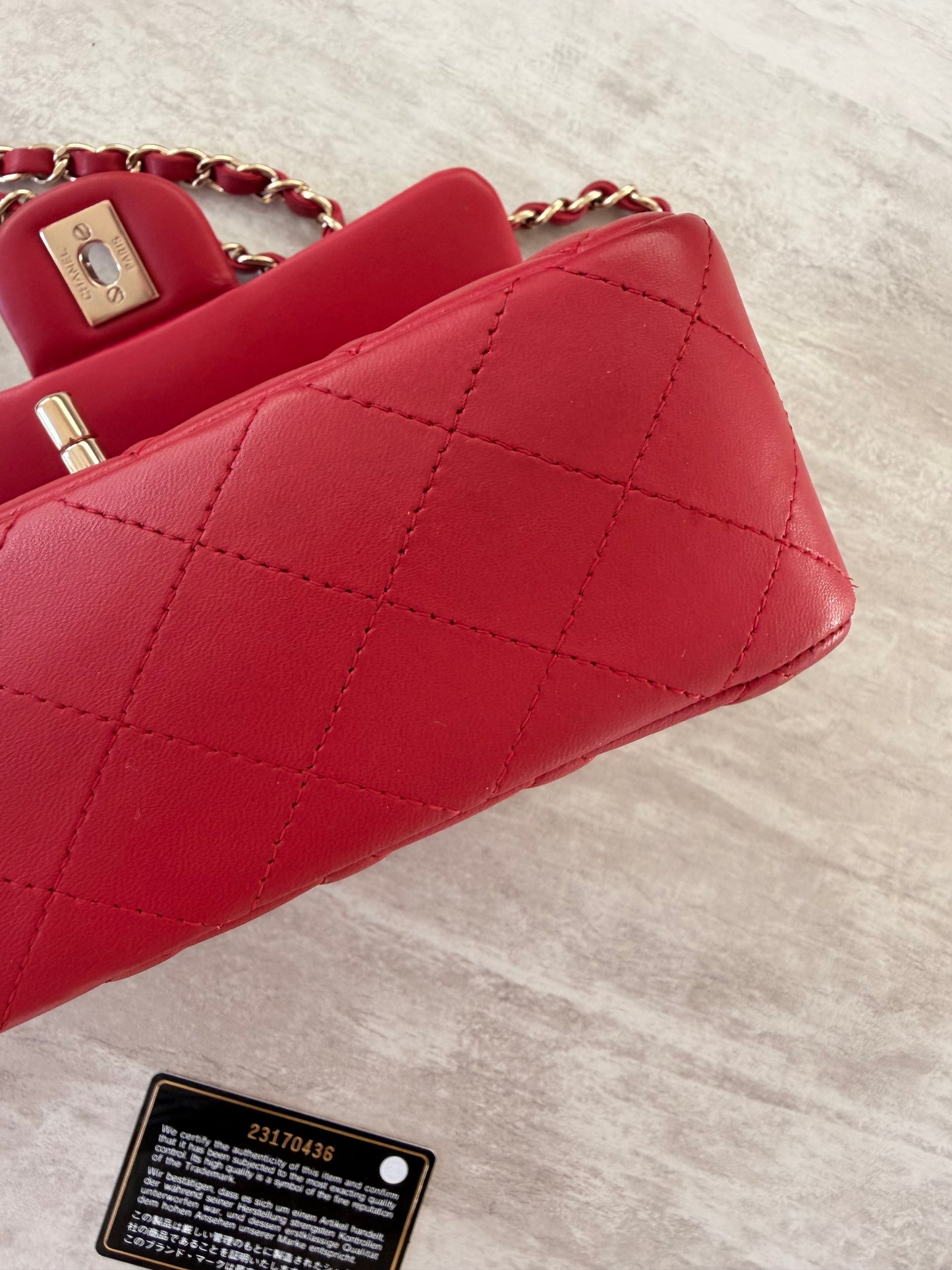 Chanel Classic Mini Rectangular Flap Bag, GHW