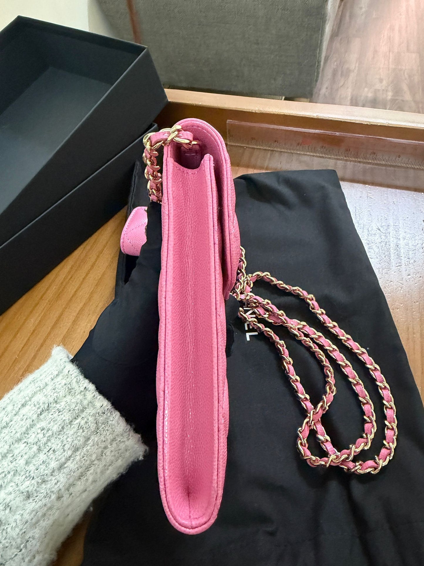 Chanel Phone Holder w/ Pouch