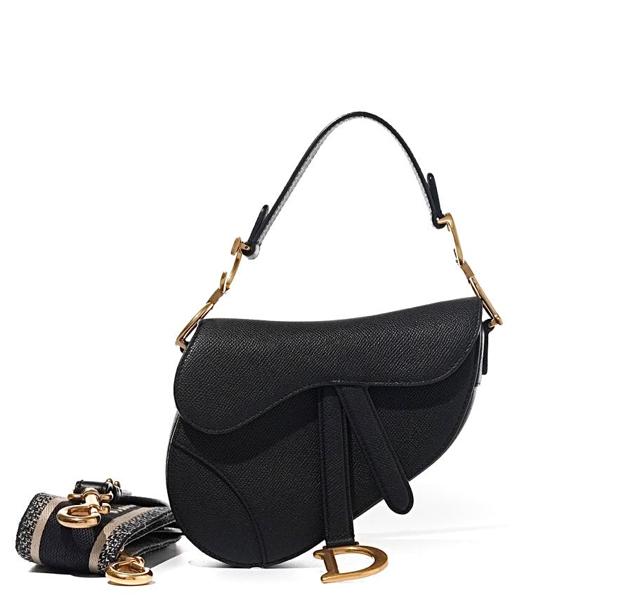 Christian Dior Mini Saddle Bag w/ Strap