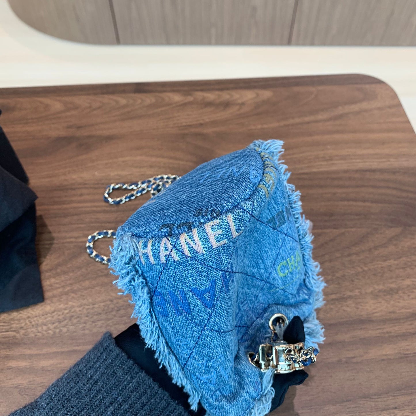 Chanel Mini Denim Mood Bucket bag