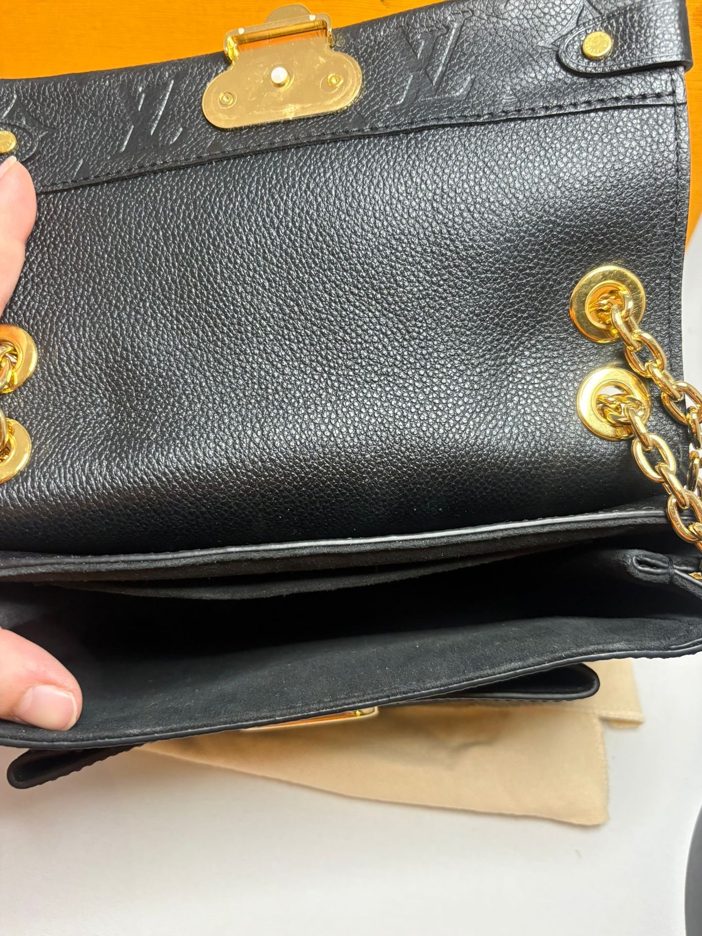 Louis Vuitton Vavin BB shoulder bag in black Monogram Empreinte